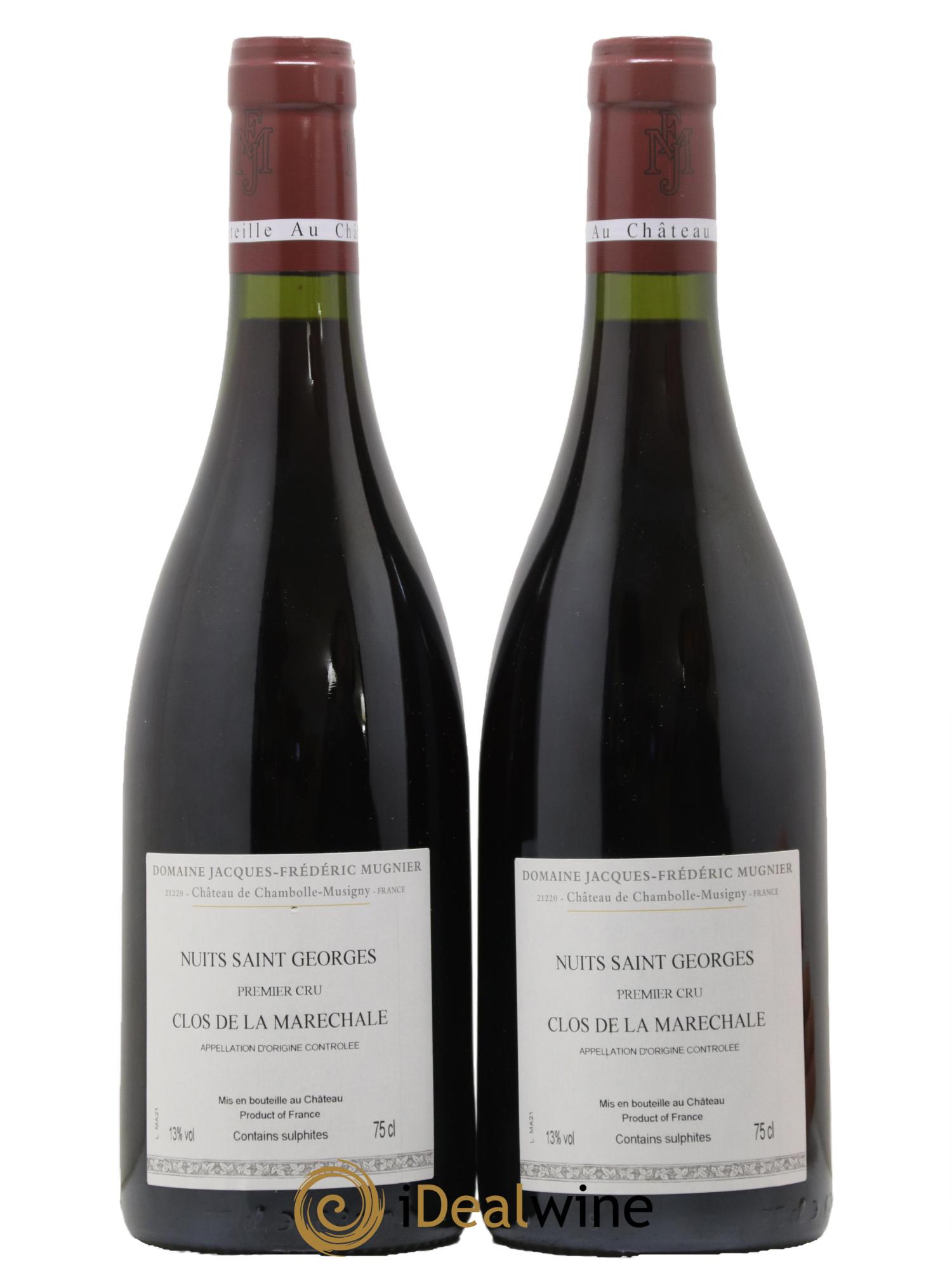 Nuits-Saint-Georges 1er Cru Clos de La Maréchale Jacques-Frédéric Mugnier 2021 - Lot de 2 bouteilles - 1
