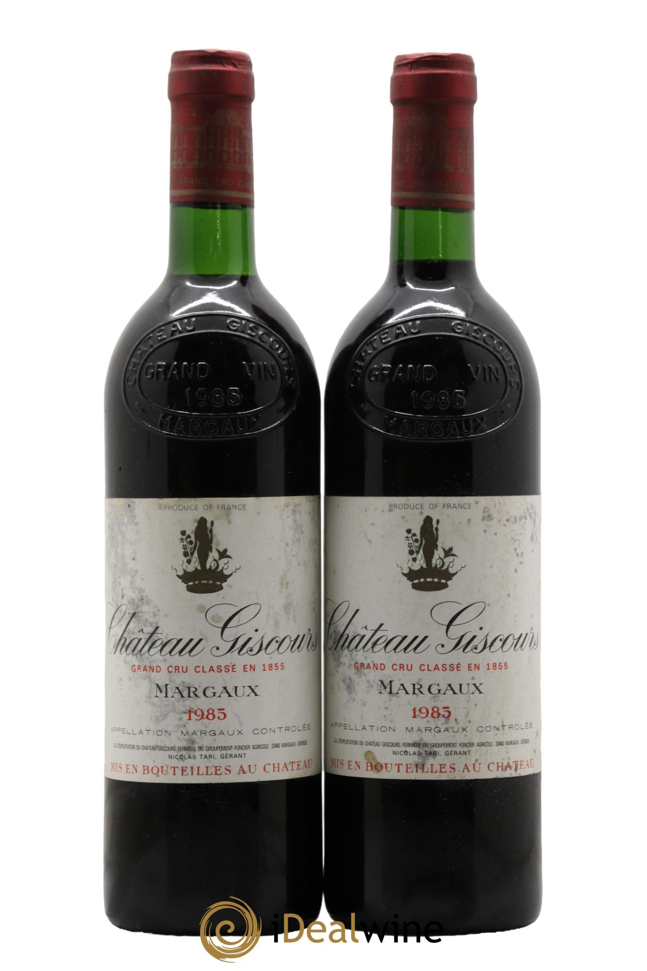 Château Giscours 3ème Grand Cru Classé 1985 - Lot de 2 bouteilles - 0