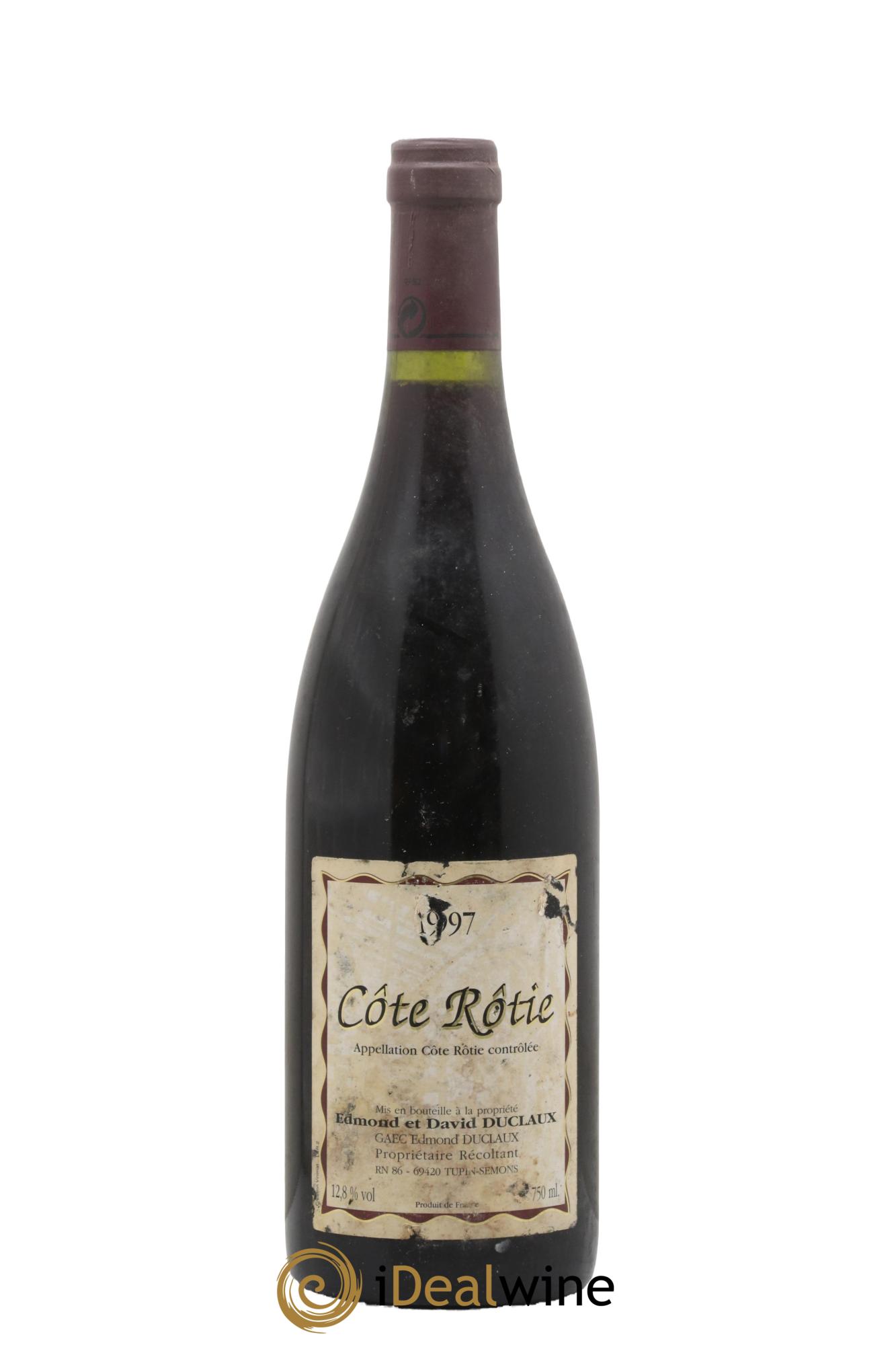 Côte-Rôtie Domaine Duclaux 1997 - Lot de 1 bouteille - 0
