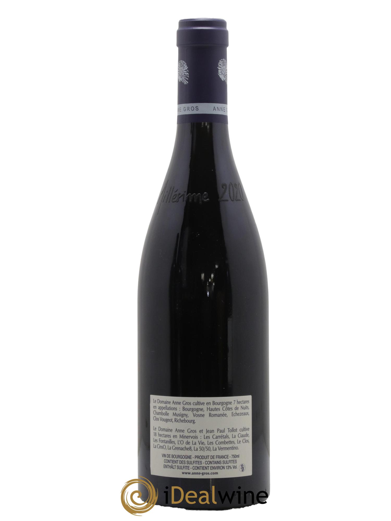 Clos de Vougeot Grand Cru Le Grand Maupertui Anne Gros  2020 - Lotto di 1 bottiglia - 1