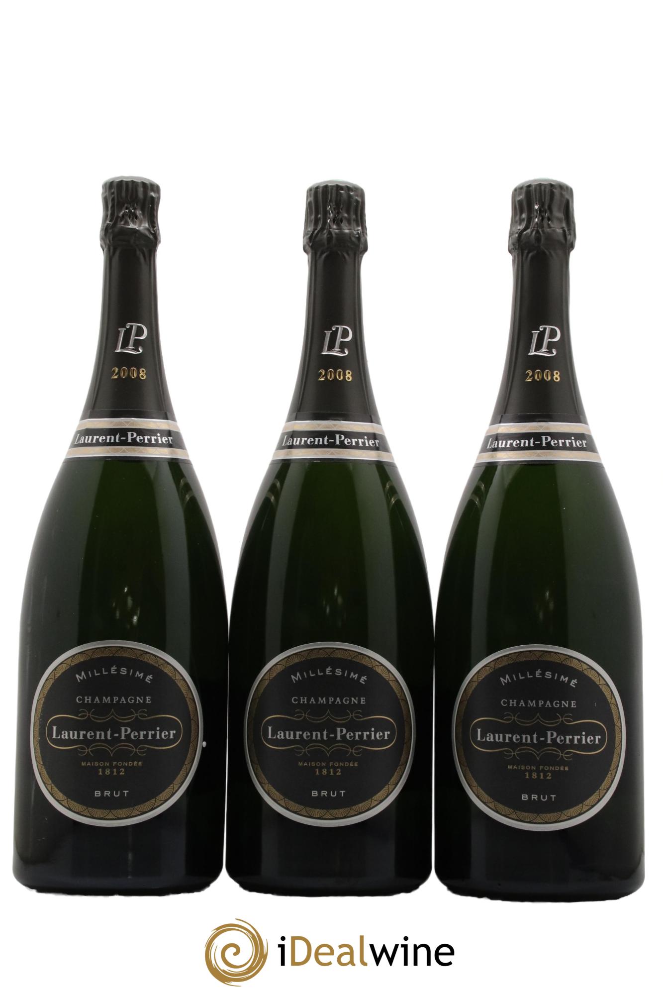 Brut Laurent Perrier 2008 - Lot de 3 magnums - 0