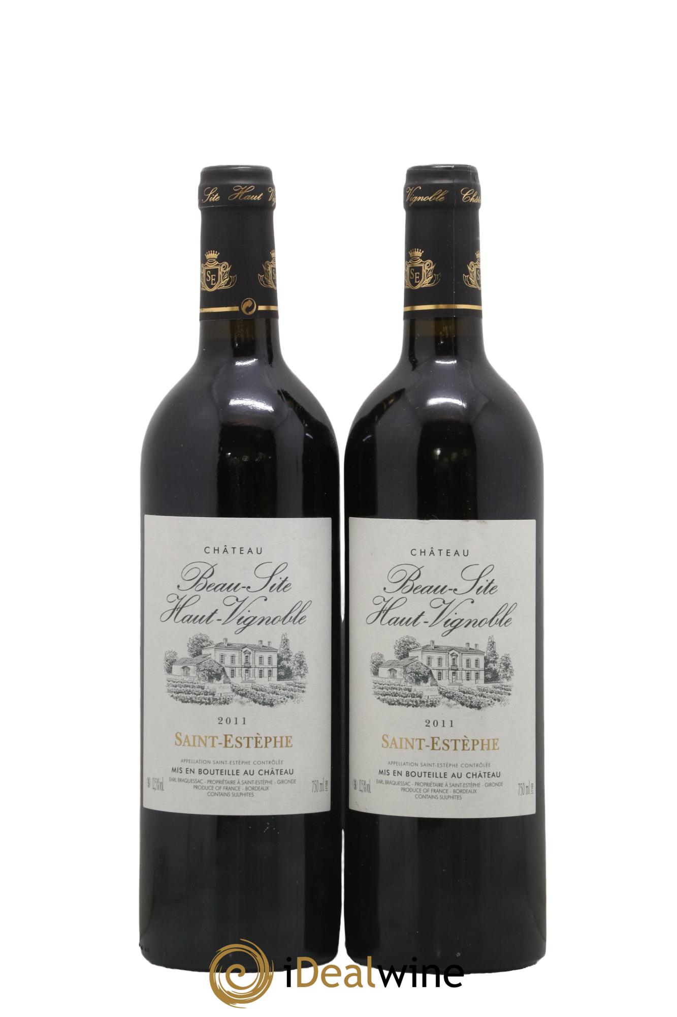 Château Beau Site Haut Vignoble Cru Bourgeois 2011 - Lot of 2 bottles - 0