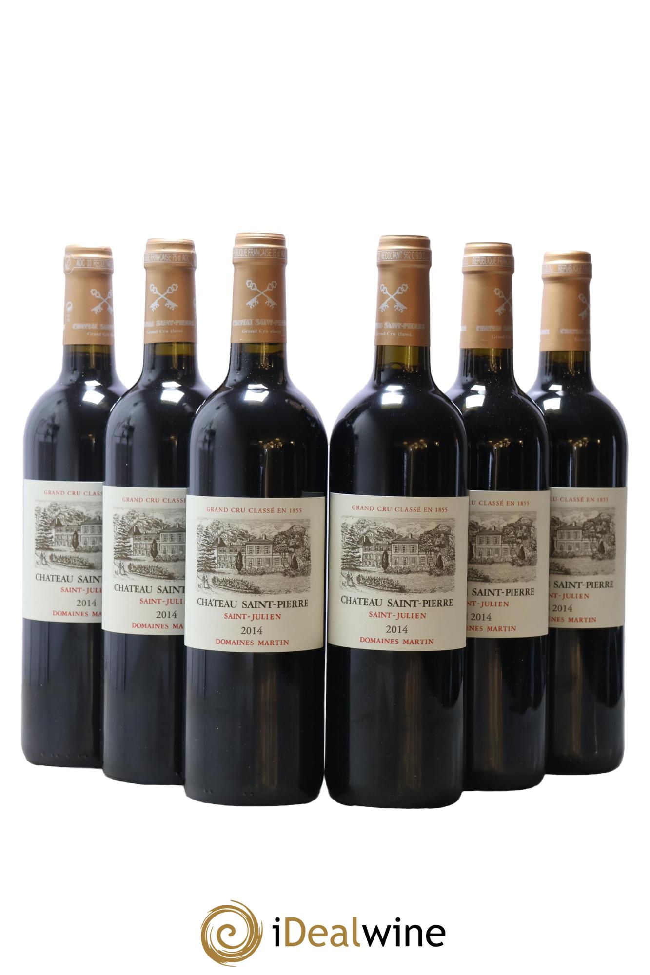 Château Saint-Pierre 4ème Grand Cru Classé 2014 - Lotto di 6 bottiglie - 0