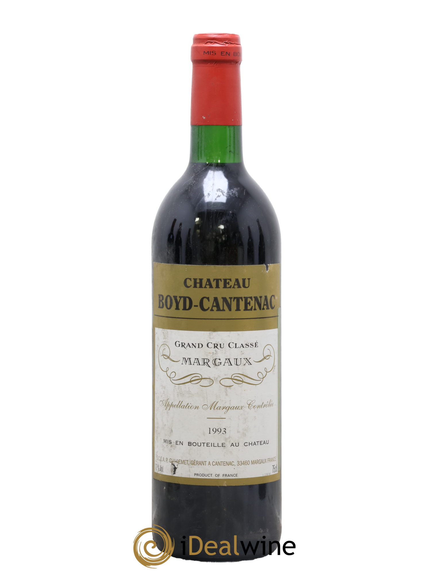 Château Boyd Cantenac 3ème Grand Cru Classé 1993 - Lote de 1 botella - 0