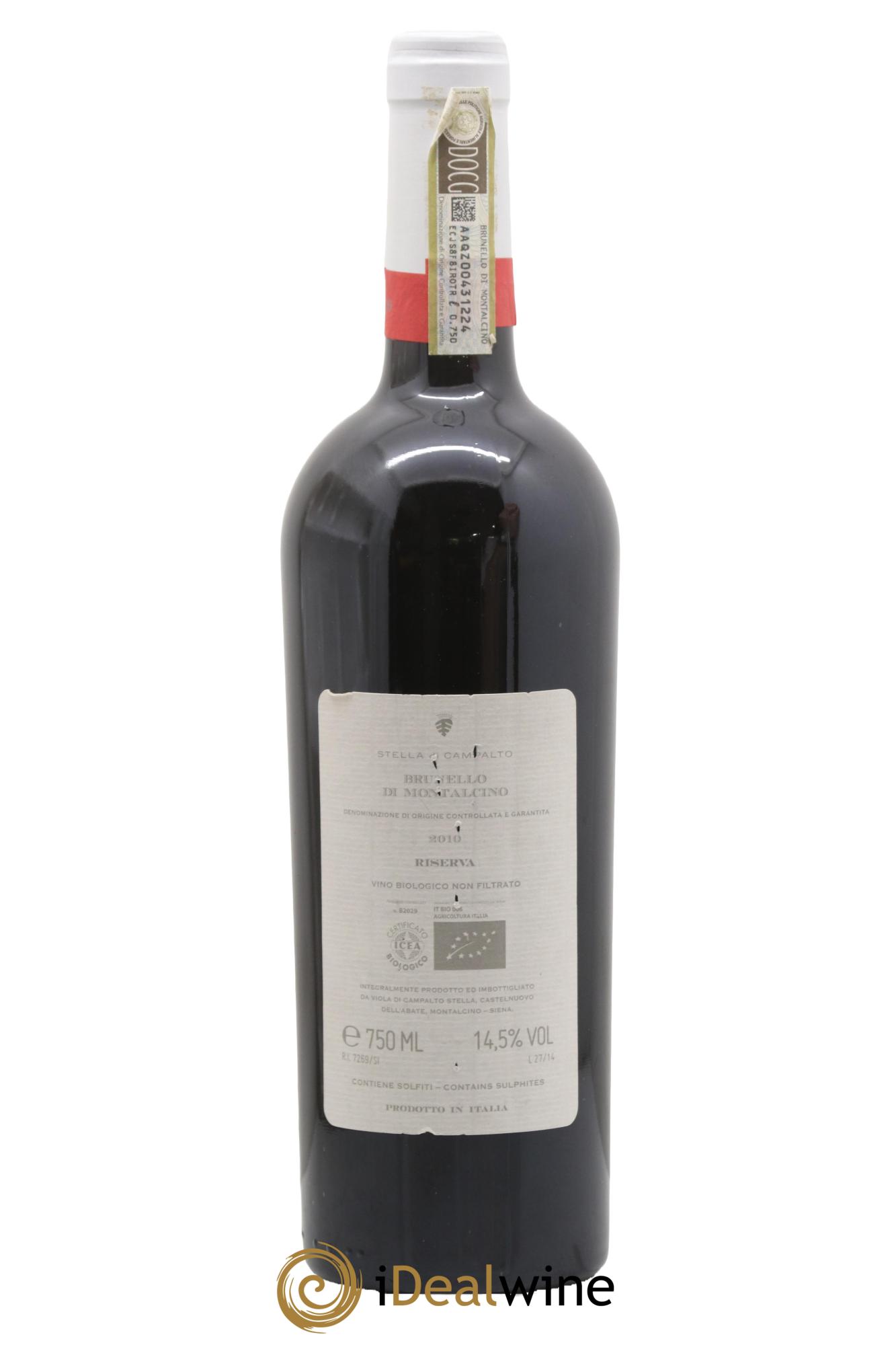 Brunello di Montalcino DOCG Riserva Podere S. Giuseppe Stella di Campalto 2010 - Lot de 1 bouteille - 1