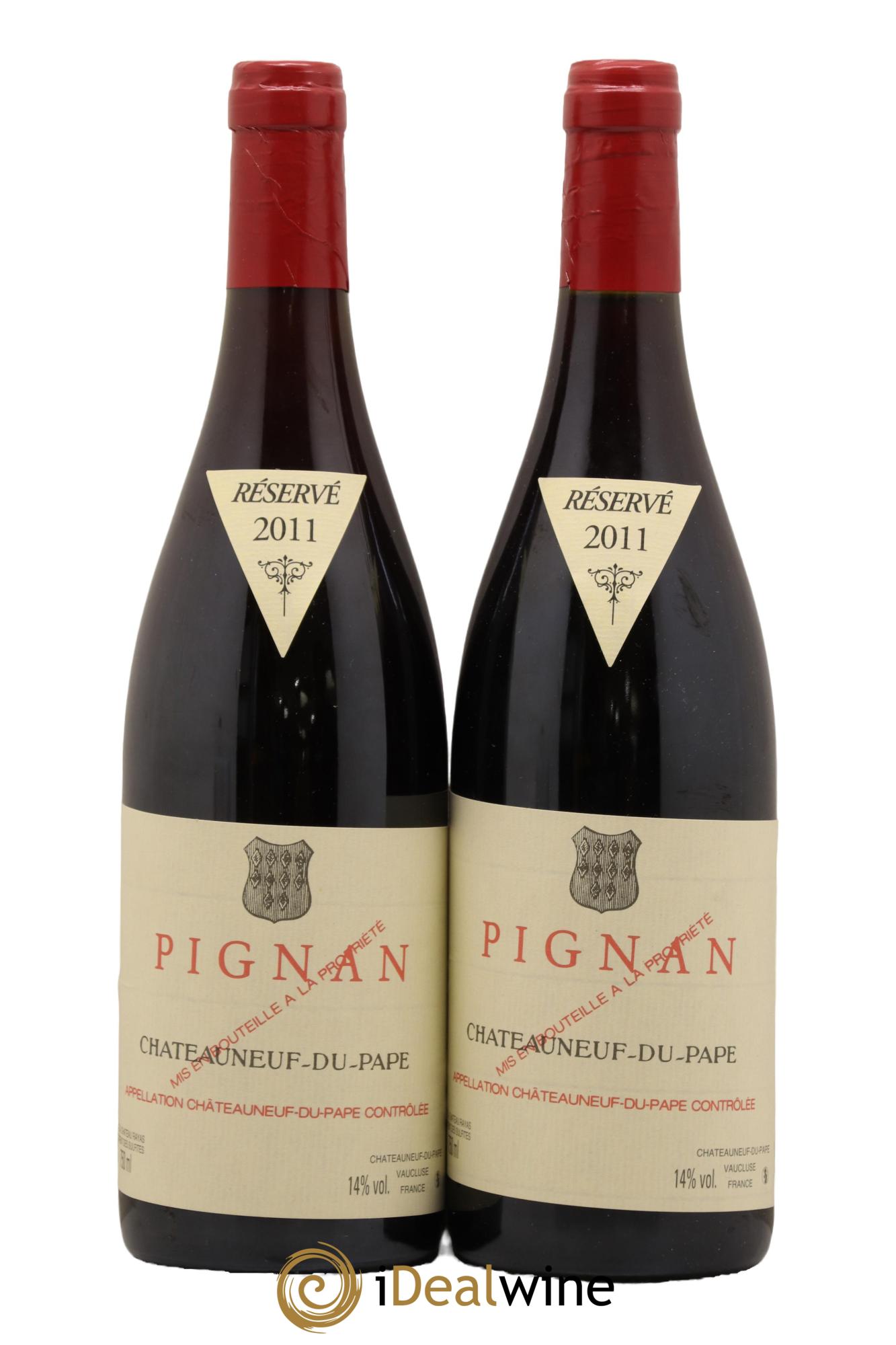 Châteauneuf-du-Pape Pignan Emmanuel Reynaud 2011 - Lot de 2 bouteilles - 0