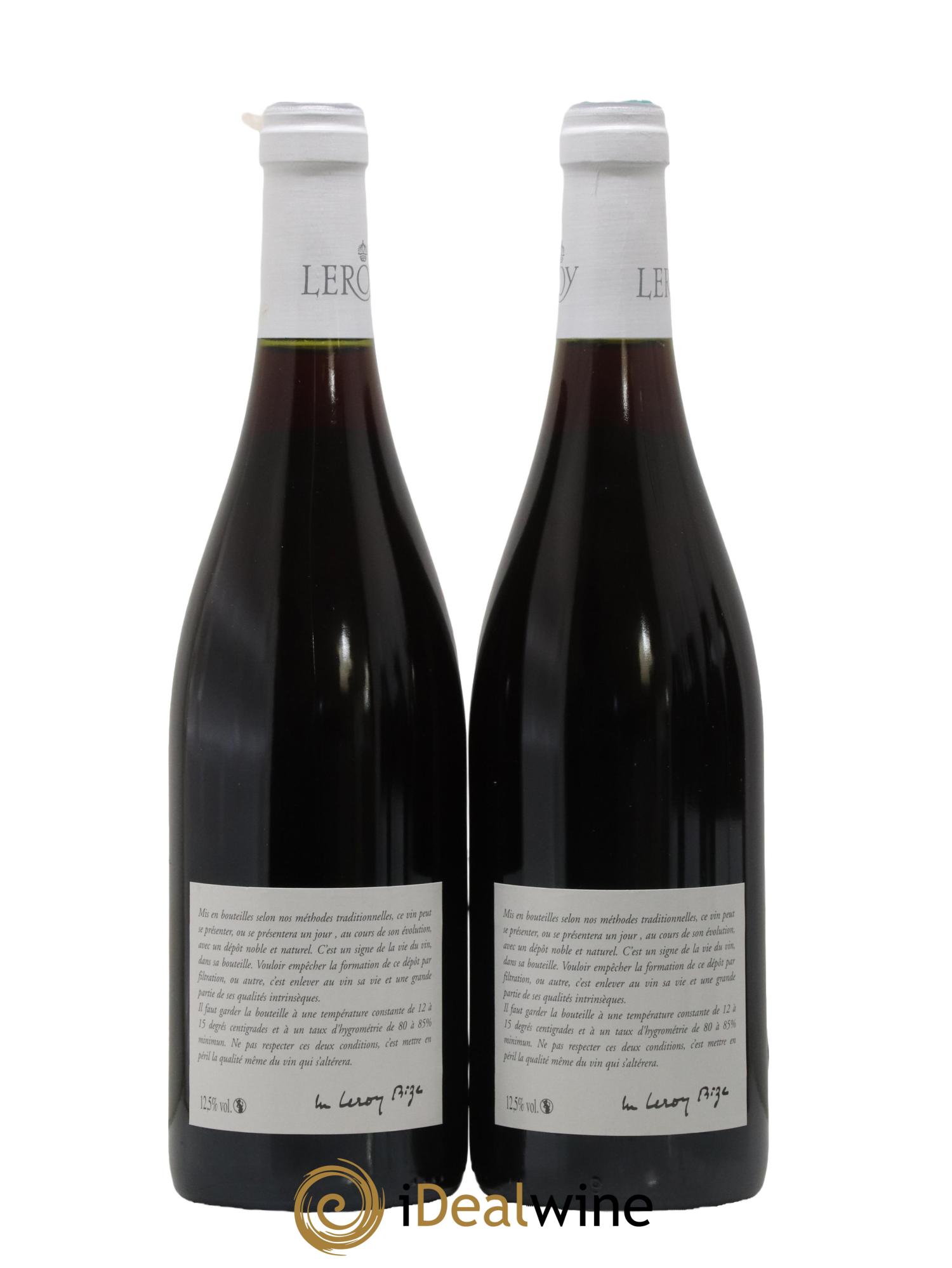 Morey-Saint-Denis 1er Cru Clos des Ormes Leroy SA 2007 - Lot de 2 bouteilles - 1