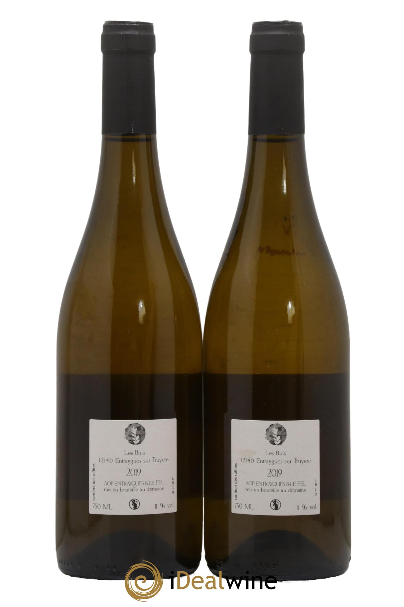 Sud-Ouest Entraygues et le Fel Les Brumes Domaine des Buis 2019 - Posten von 2 Flaschen - 1