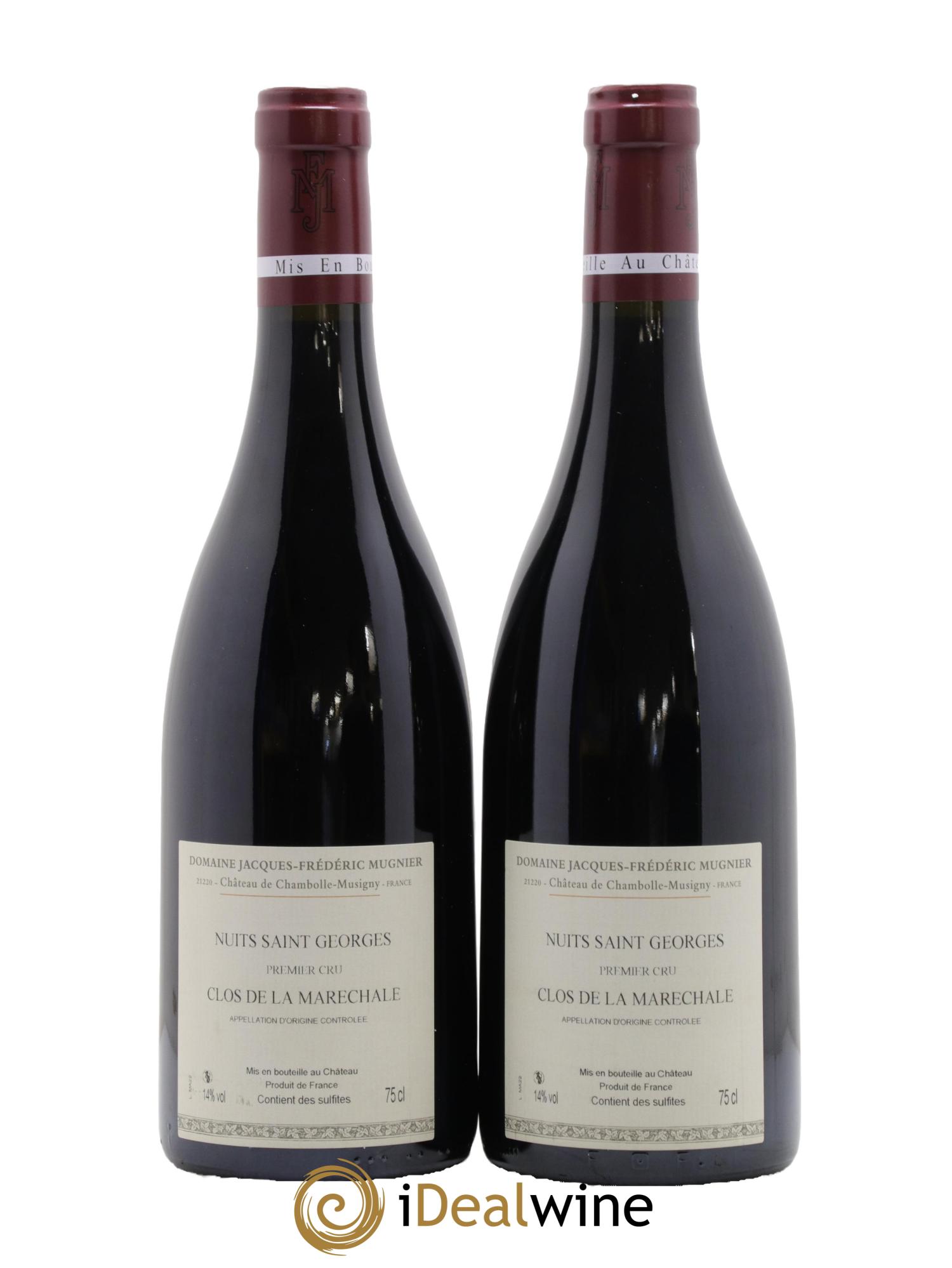 Nuits-Saint-Georges 1er Cru Clos de La Maréchale Jacques-Frédéric Mugnier 2022 - Lotto di 2 bottiglie - 1