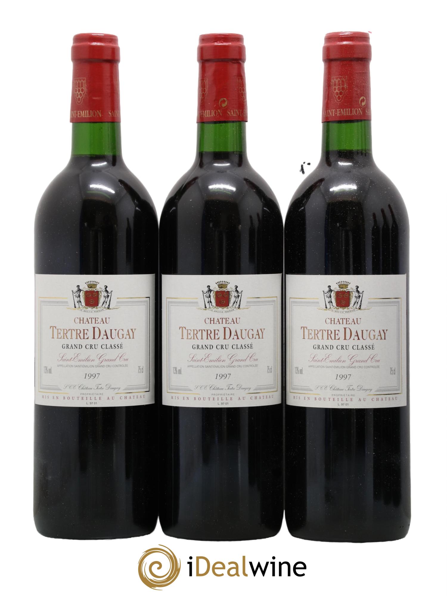 Château Tertre Daugay Grand Cru Classé 1997 - Lot de 6 bouteilles - 1