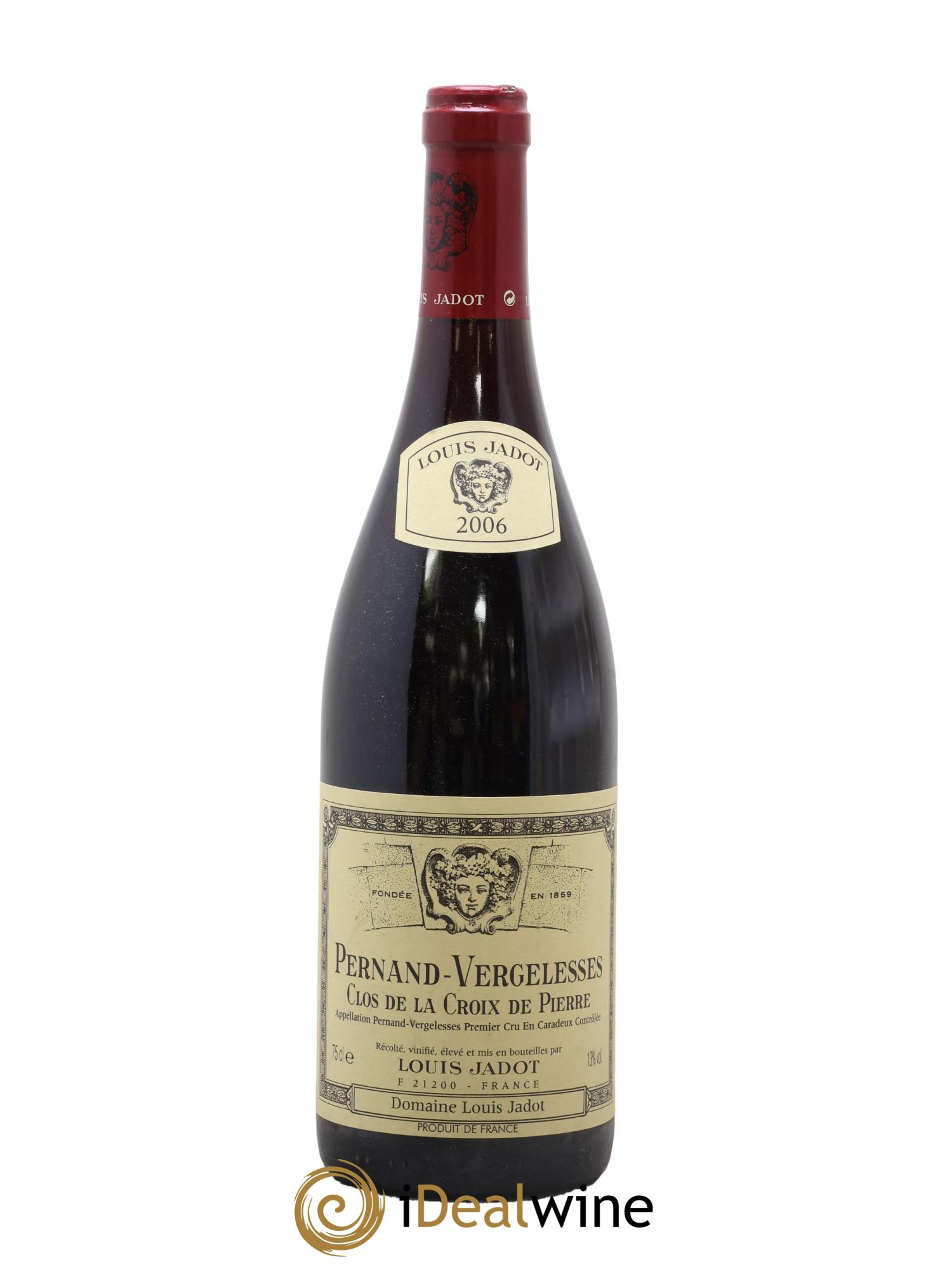 Pernand-Vergelesses 1er Cru En Caradeux Clos de la Croix de Pierre Héritiers Louis Jadot (Domaine des) - Louis Jadot 2006 - Posten von 1 Flasche - 0