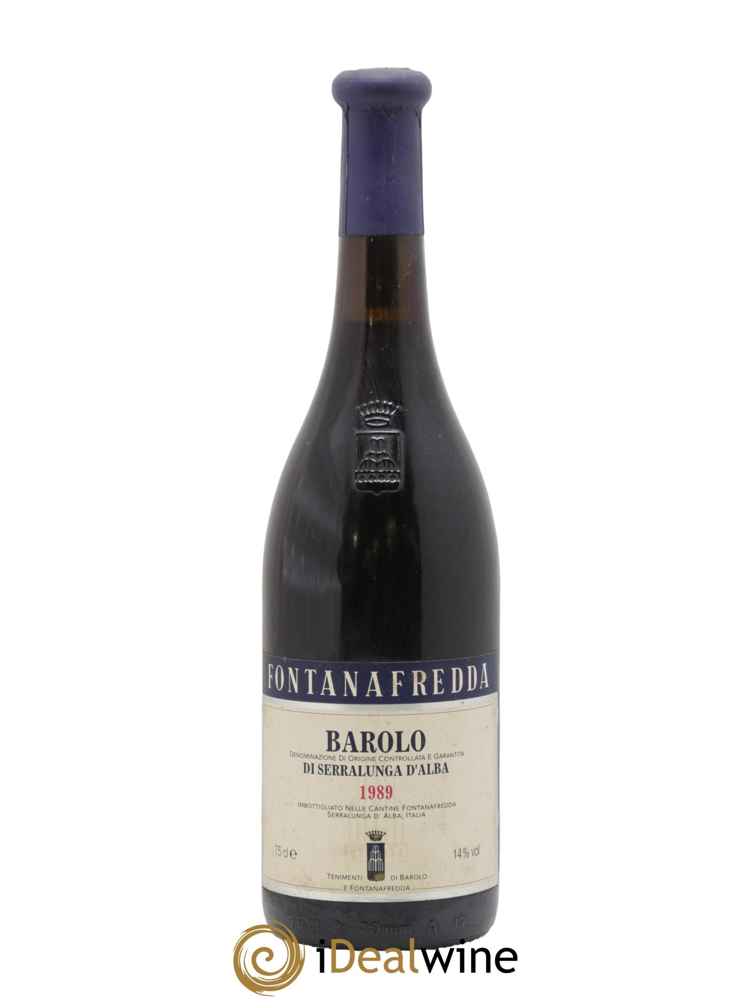 Barolo DOCG Di Serralunga D Alba Fontanafredda 1989 - Lot of 1 bottle - 0