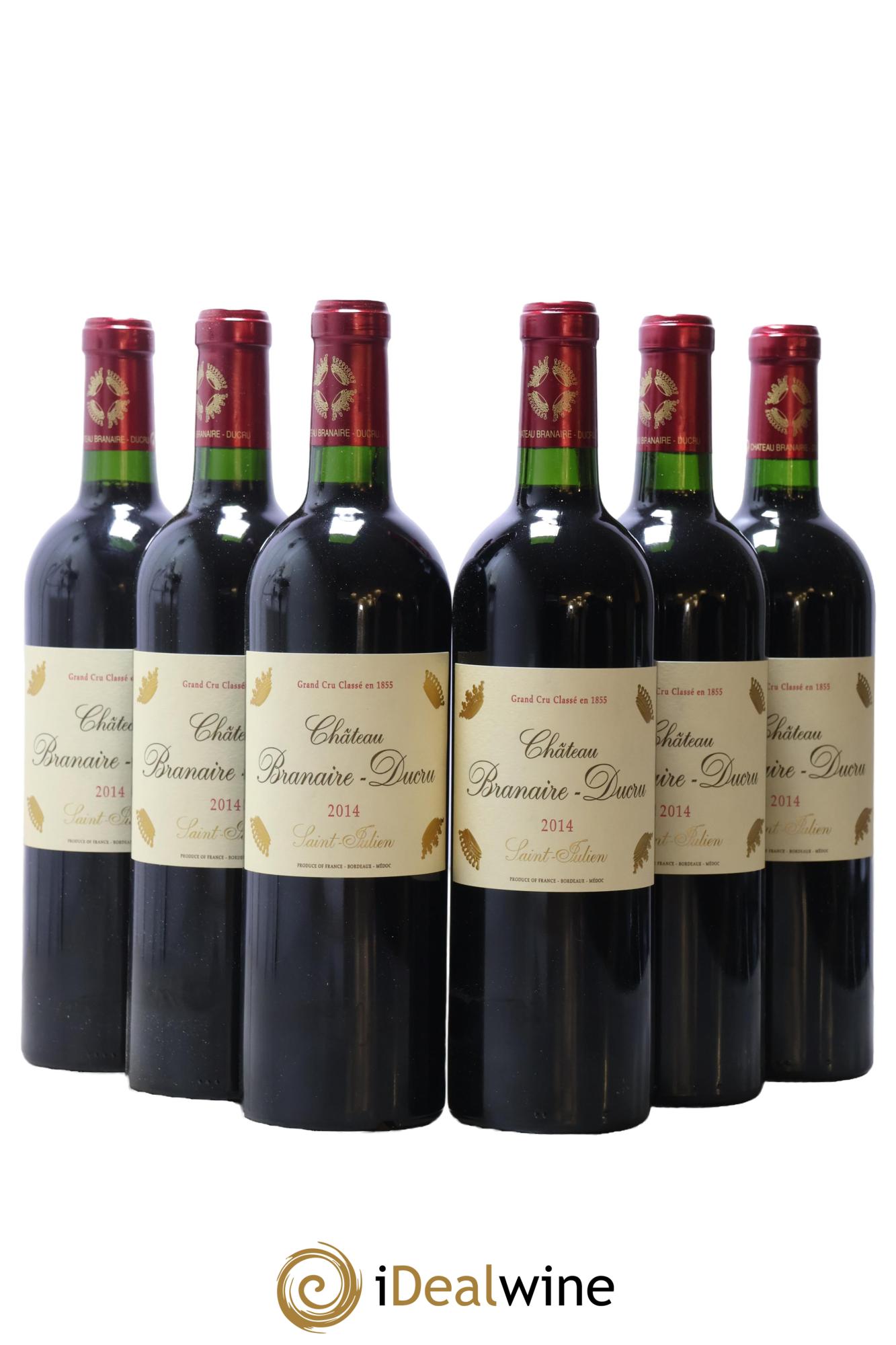 Château Branaire Ducru 4ème Grand Cru Classé 2014 - Lot de 6 bouteilles - 0