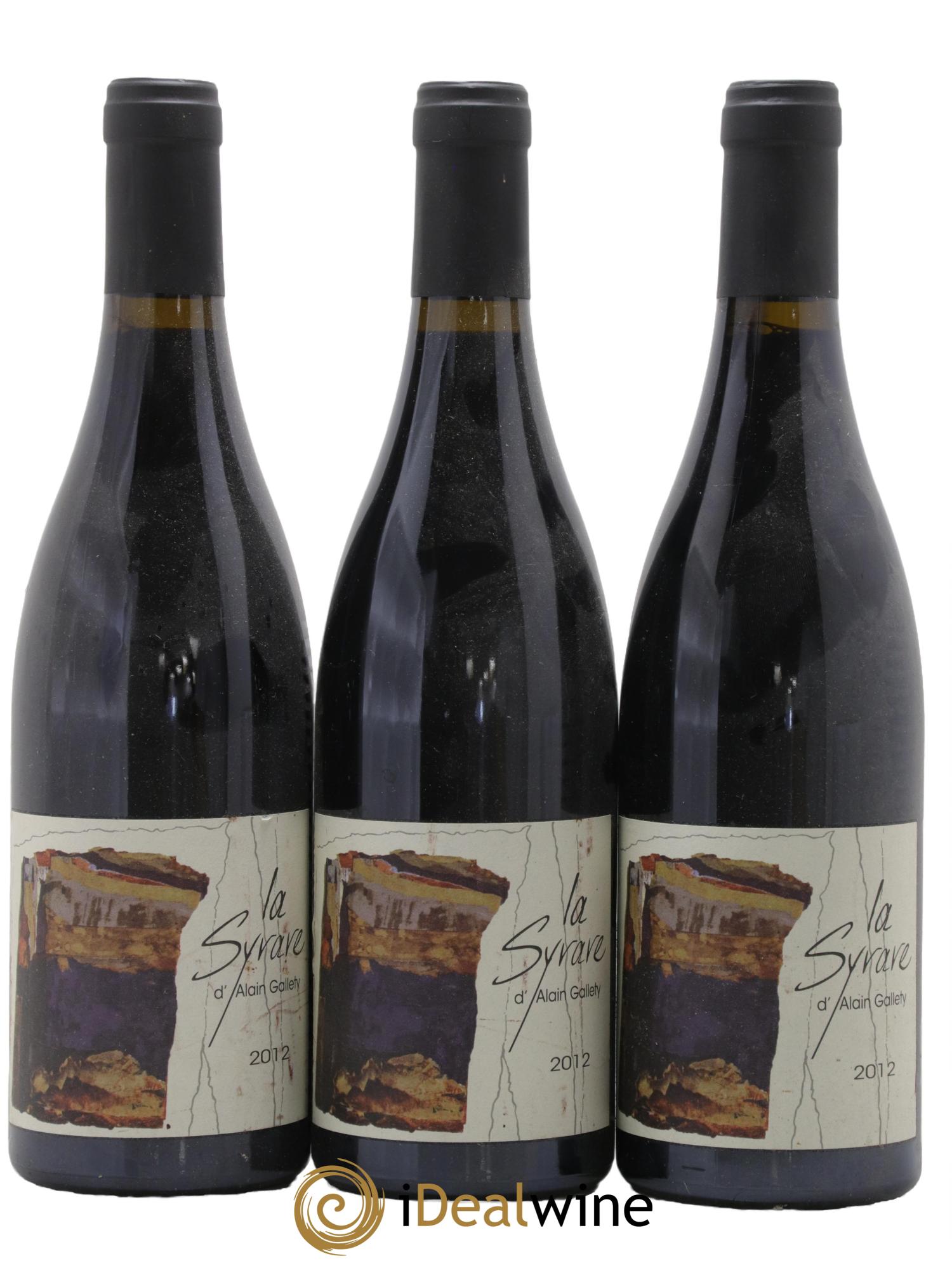 Côtes du Vivarais La Syrare Gallety (Domaine) 2012 - Lot de 3 bouteilles - 0