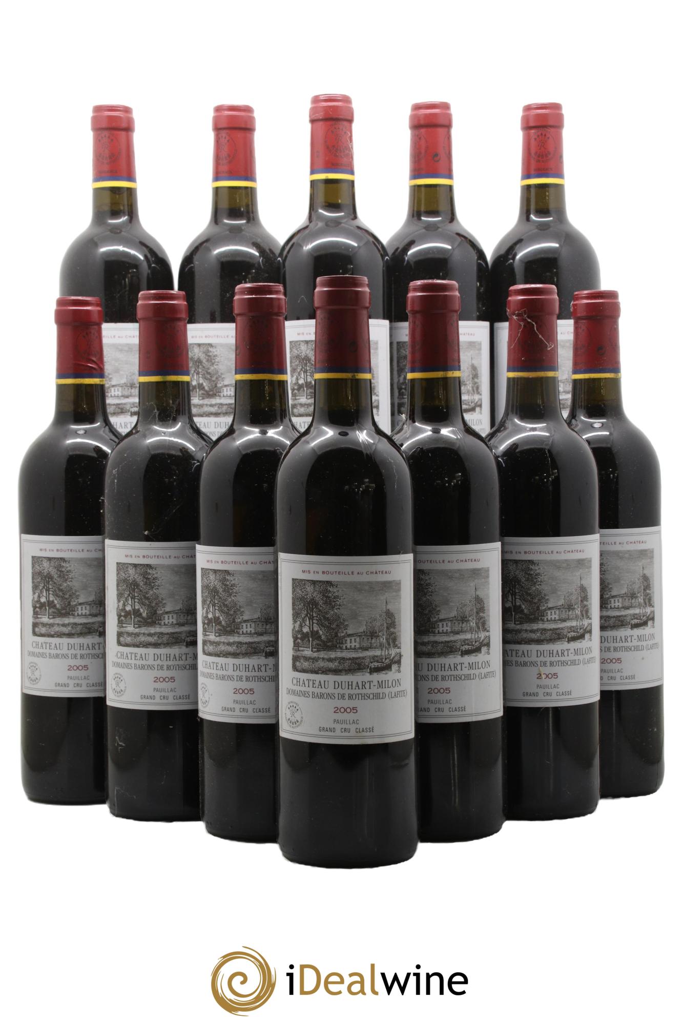 Château Duhart-Milon 4ème Grand Cru Classé 2005 - Lot de 12 bouteilles - 0