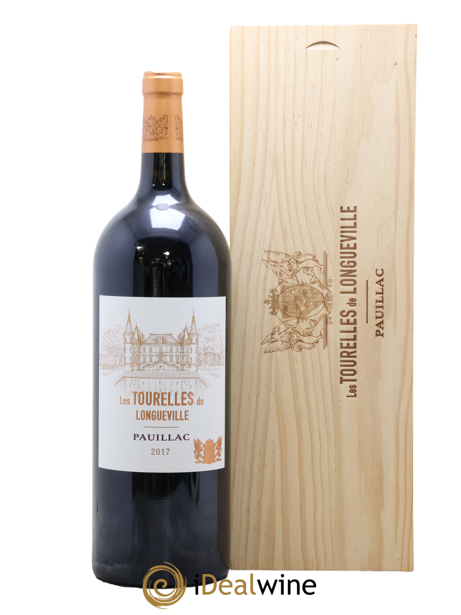 Les Tourelles de Longueville Second Vin 2017 - Lot of 1 magnum - 0