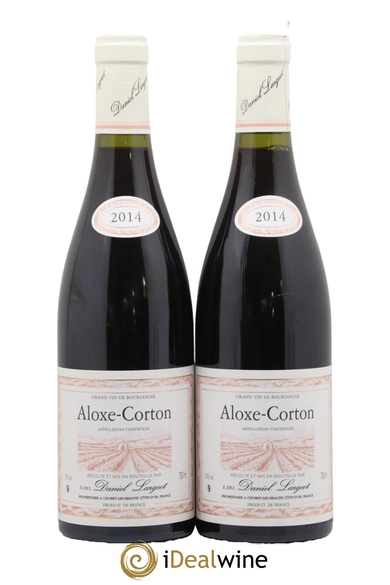 Aloxe-Corton Daniel Largeot 2014 - Lot de 2 bouteilles - 0