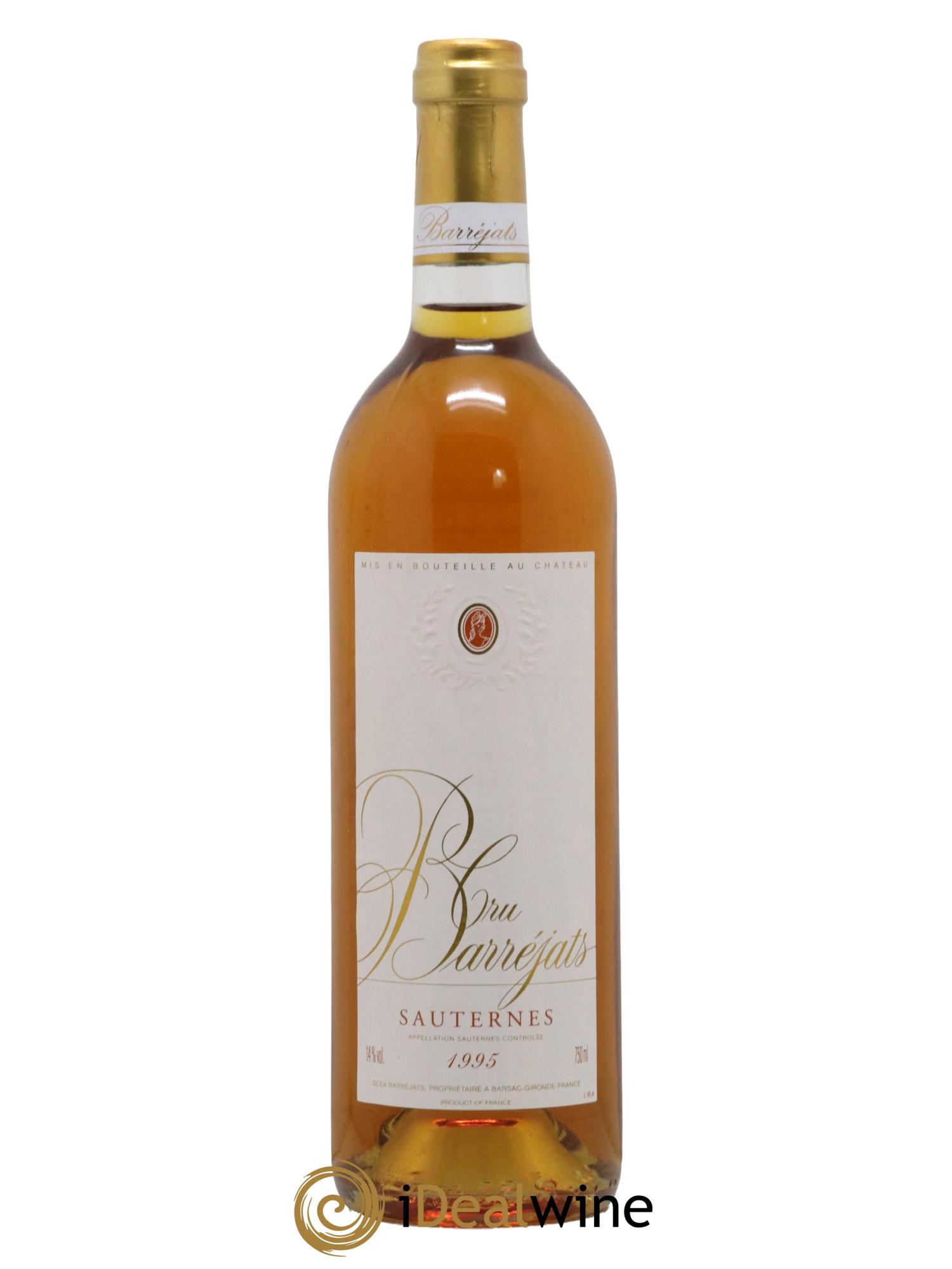 Sauternes Cru Barrejats 1995 - Lotto di 1 bottiglia - 0