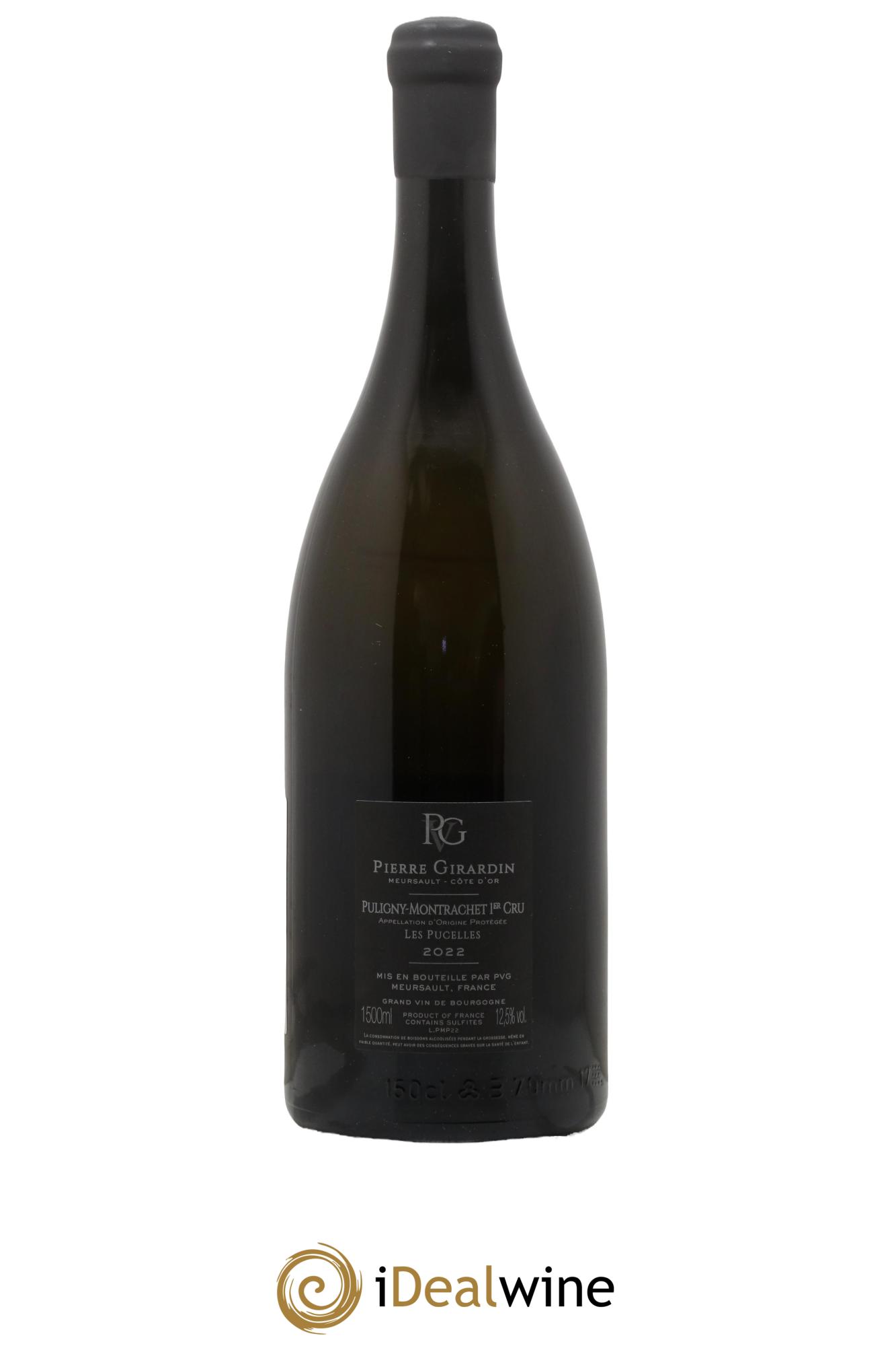 Puligny-Montrachet 1er Cru Les Pucelles Pierre Girardin 2022 - Lot de 1 magnum - 1