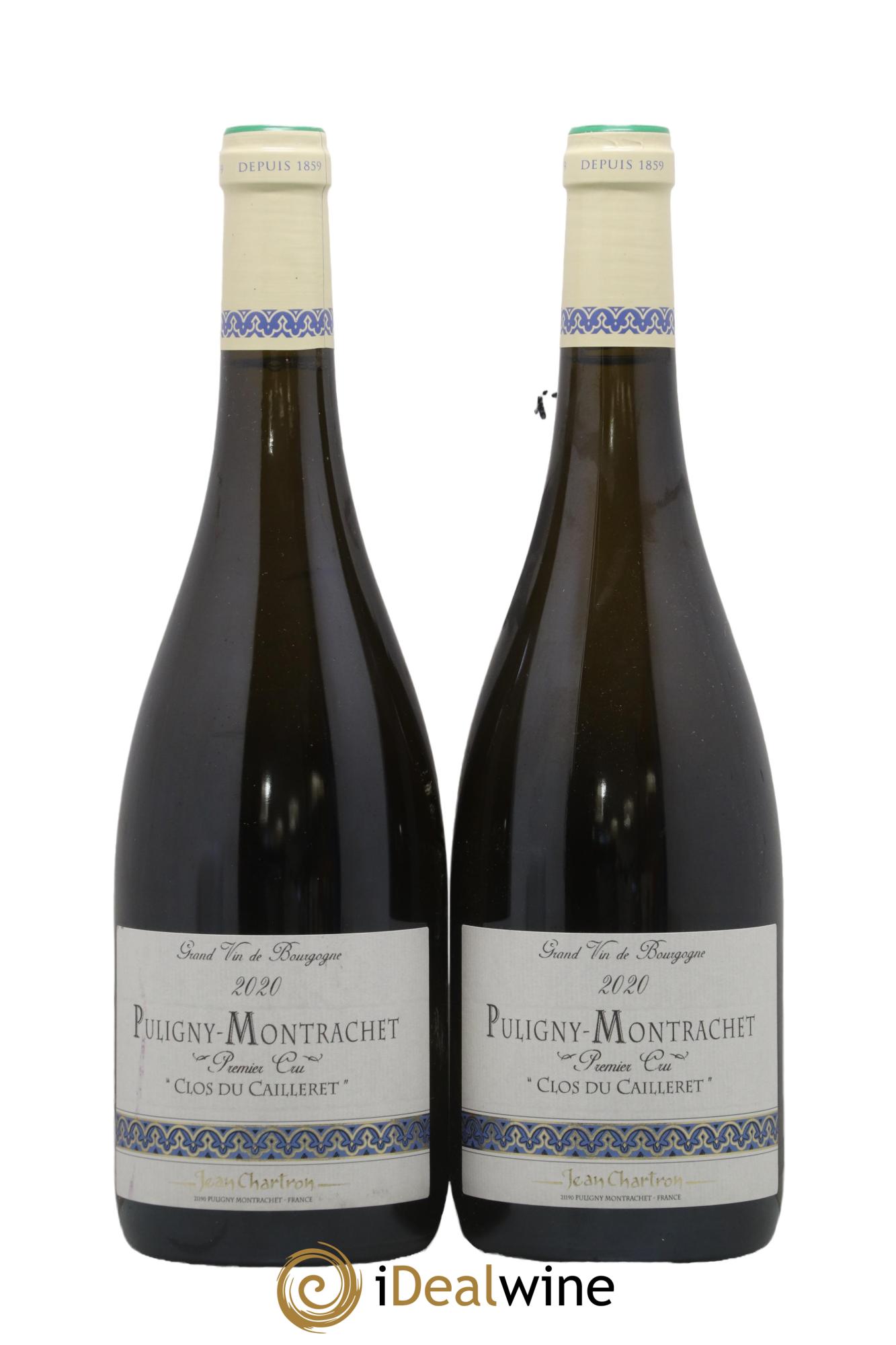 Puligny-Montrachet 1er Cru Clos du cailleret Jean Chartron (Domaine) 2020 - Lot de 2 bouteilles - 0