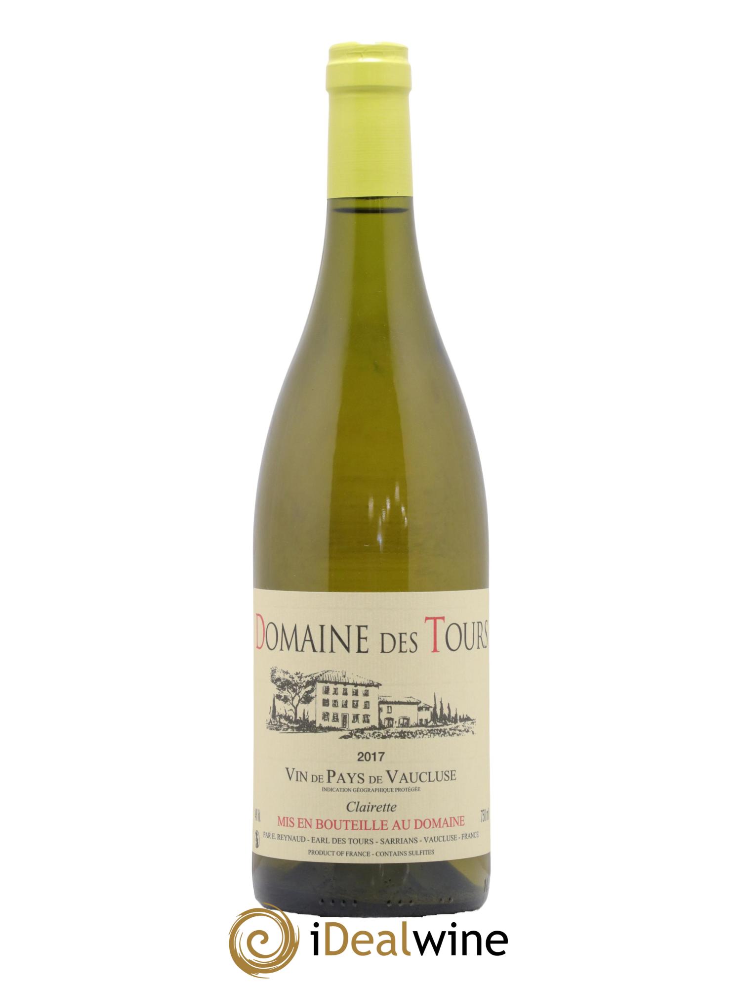 Vaucluse (Vin de Pays de Vaucluse) Domaine des Tours Emmanuel Reynaud 2017 - Lot de 1 bouteille - 0