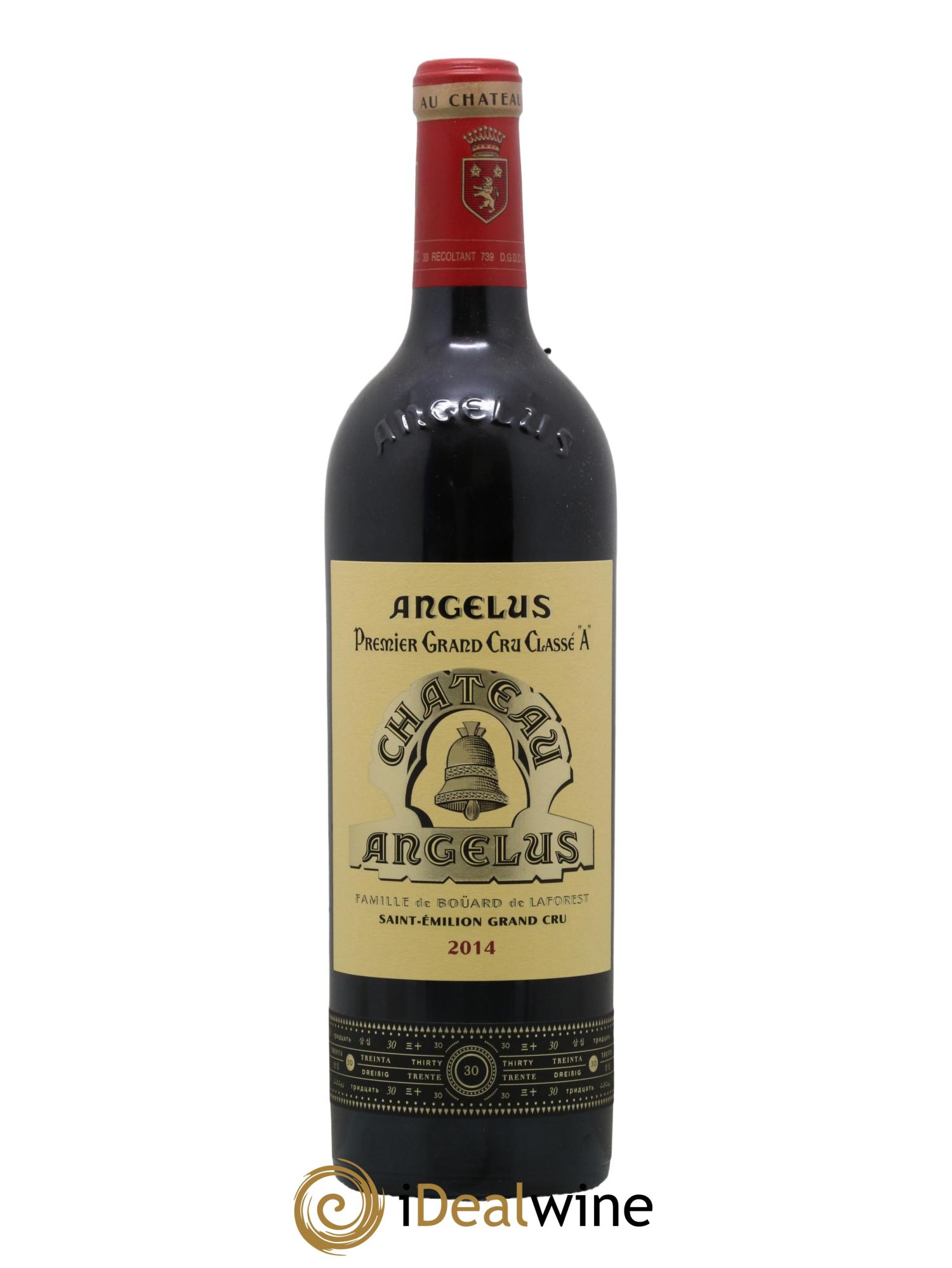 Château Angélus 1er Grand Cru Classé A 2014 - Lot de 1 bouteille - 1