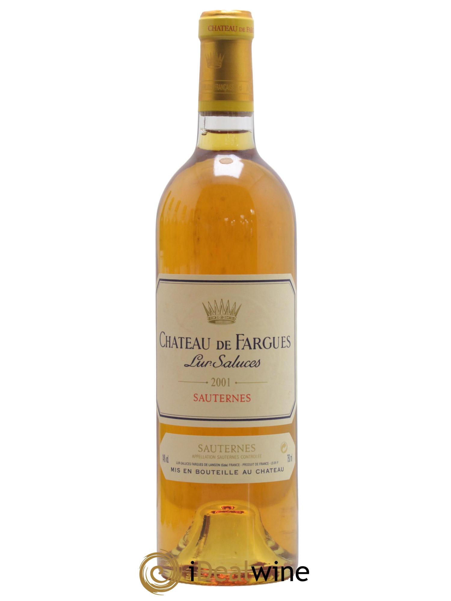 Château de Fargues 2001 - Lotto di 1 bottiglia - 0
