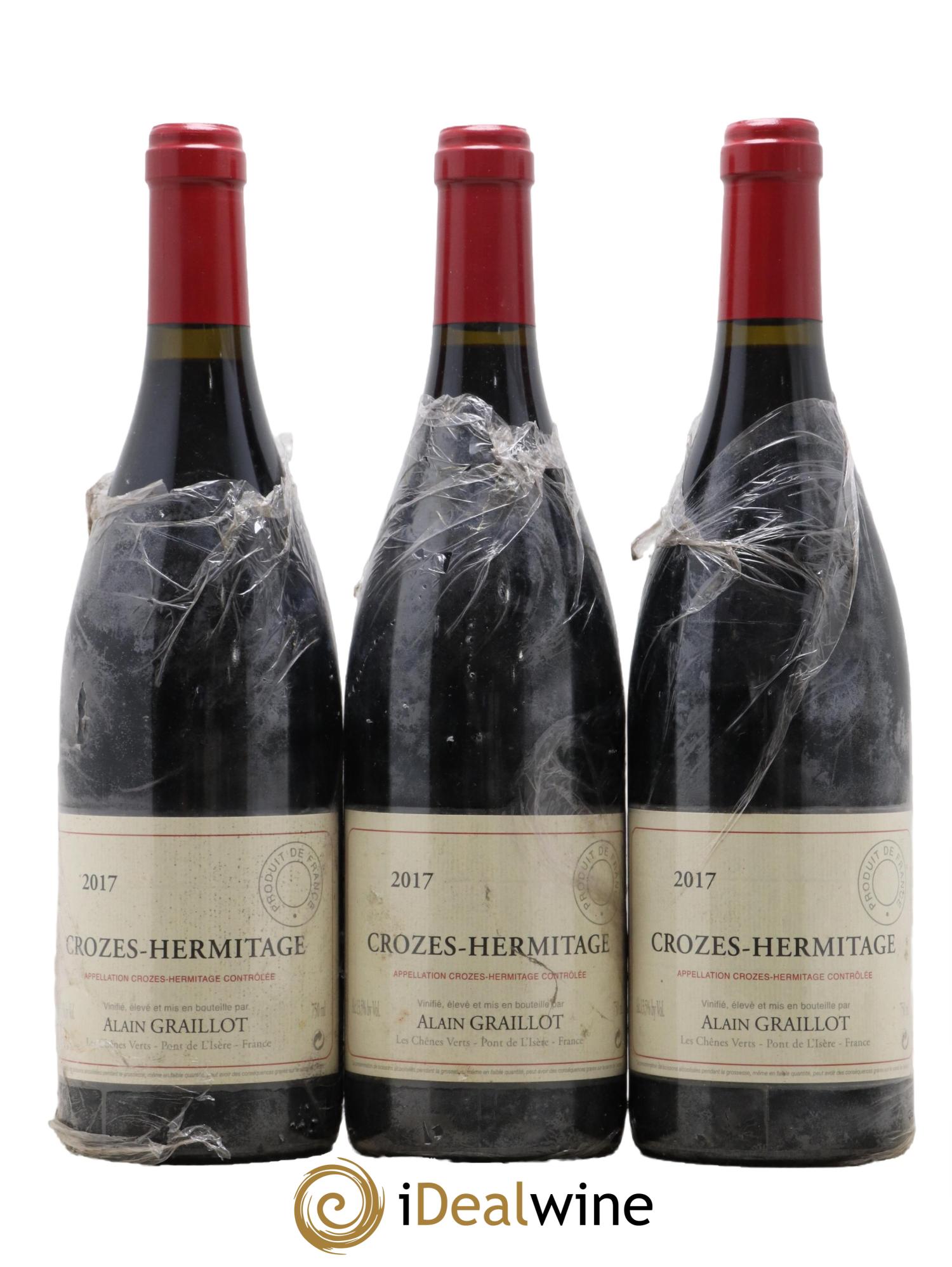 Crozes-Hermitage Domaine Graillot 2017 - Lot de 3 bouteilles - 0