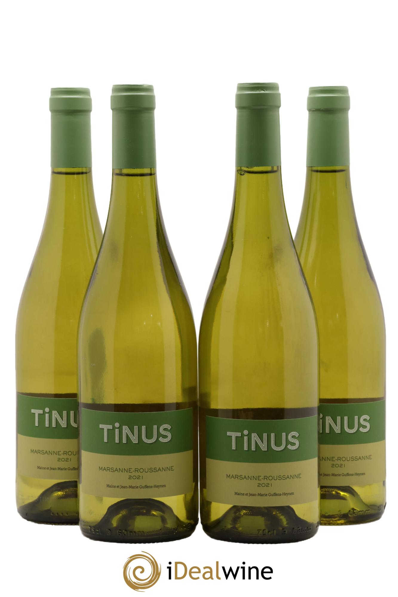 Vin de France Château des Tourettes Tinus Marsanne Roussanne Jean-Marie Guffens 2021 - Lot de 4 bouteilles - 0