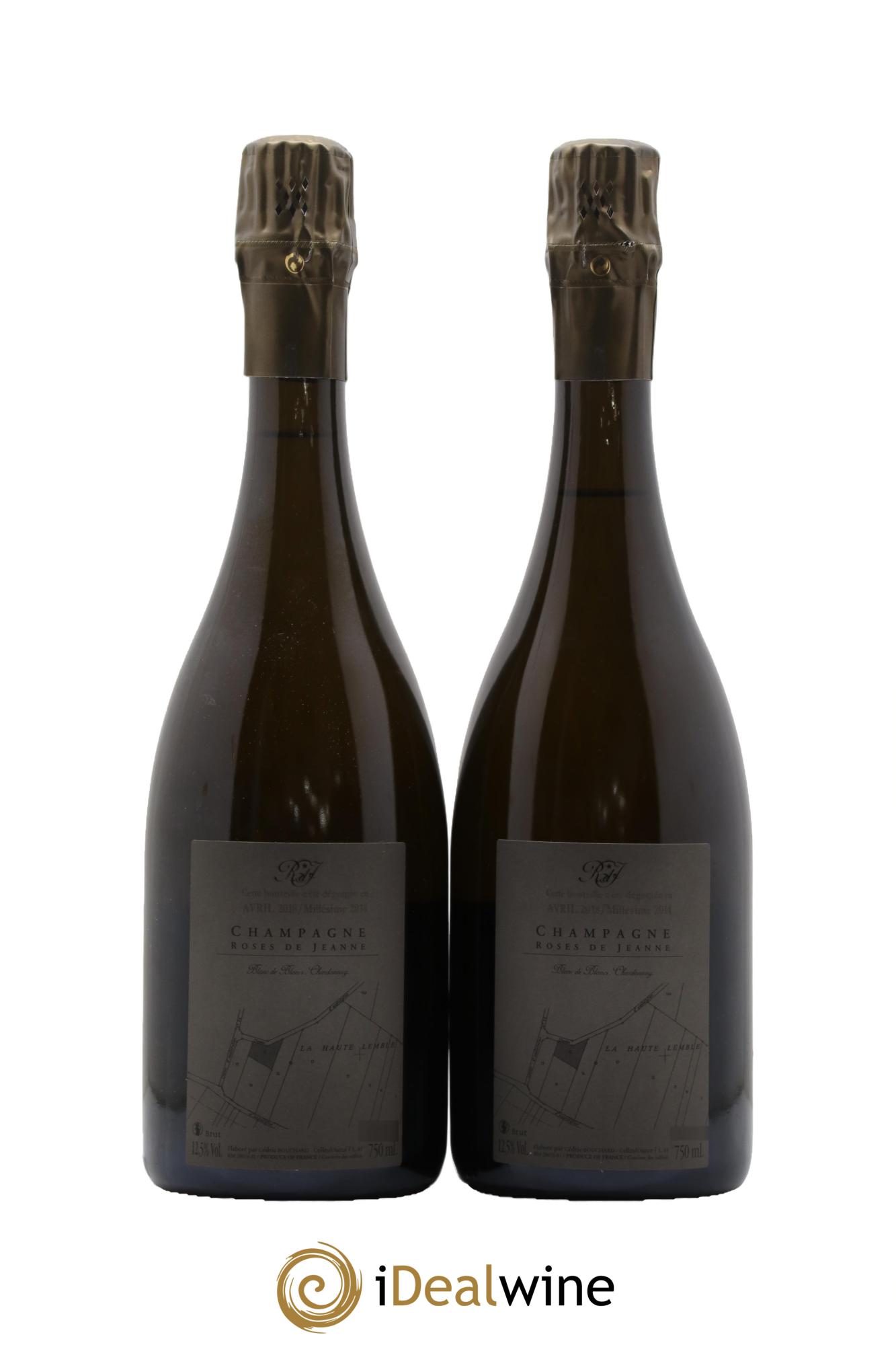Roses de Jeanne La Haute-Lemblé Cédric Bouchard 2014 - Lot de 2 bouteilles - 1