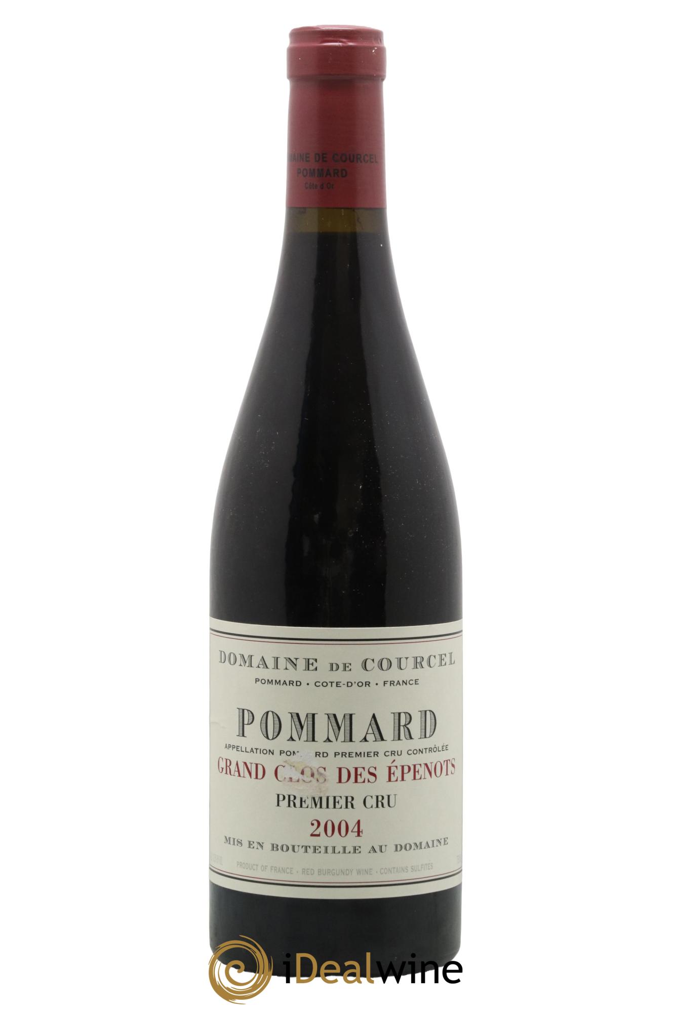 Pommard 1er Cru Grand Clos des Epenots de Courcel (Domaine) 2004 - Lot de 1 bouteille - 0