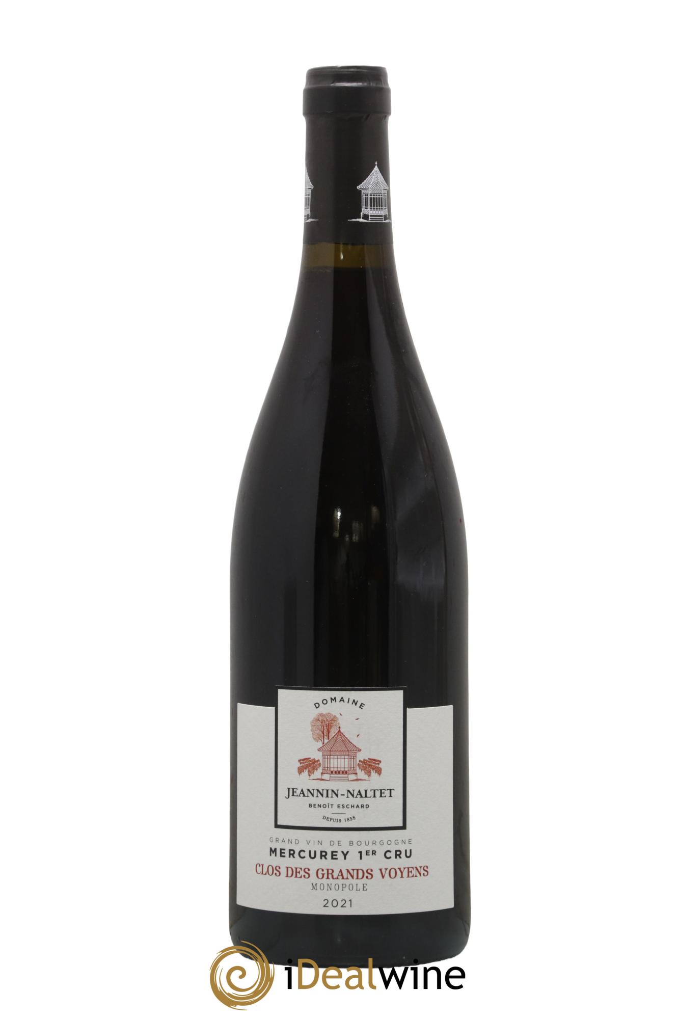 Mercurey 1er Cru Clos Des Grands Voyens Jeannin Naltet 2021 - Posten von 1 Flasche - 0