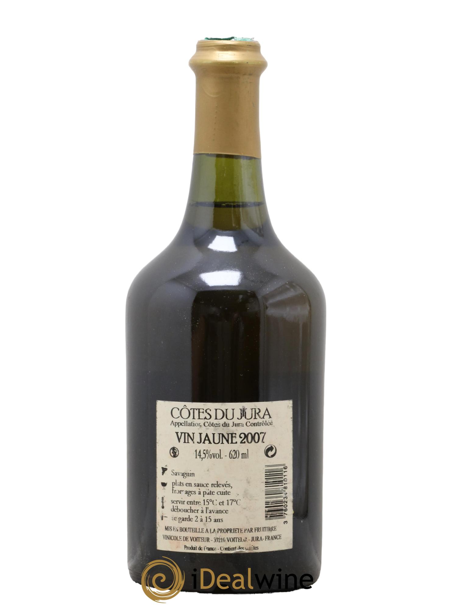 Côtes du Jura Vin Jaune Fruitière de Voiteur 2007 - Lot de 1 clavelin - 1