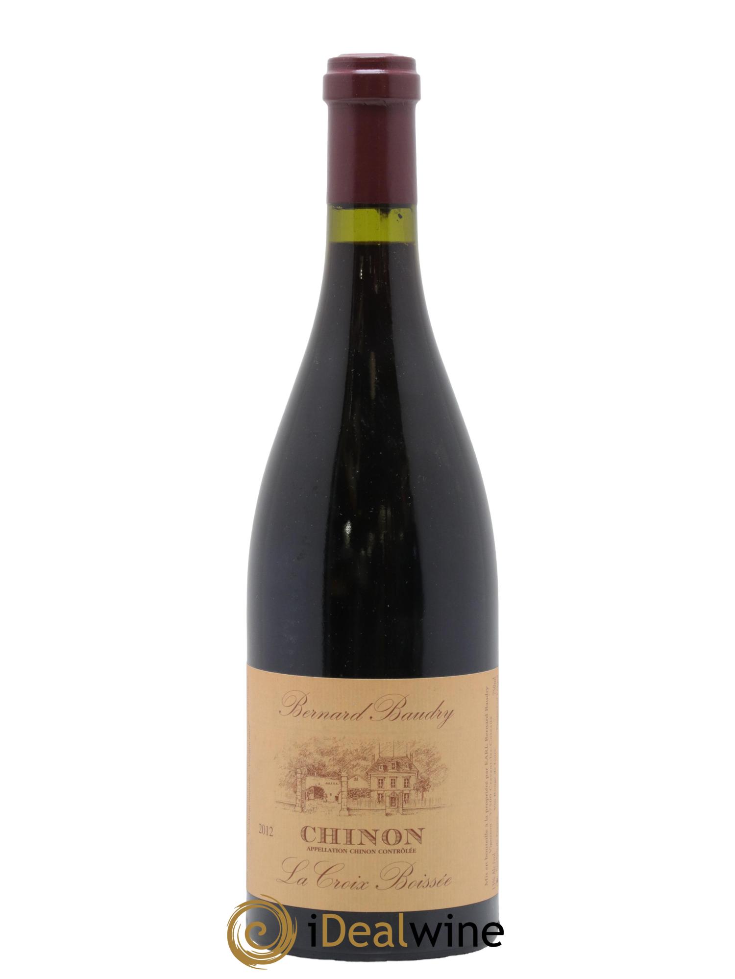 Chinon La Croix Boissée Bernard Baudry 2012 - Lot de 1 bouteille - 0