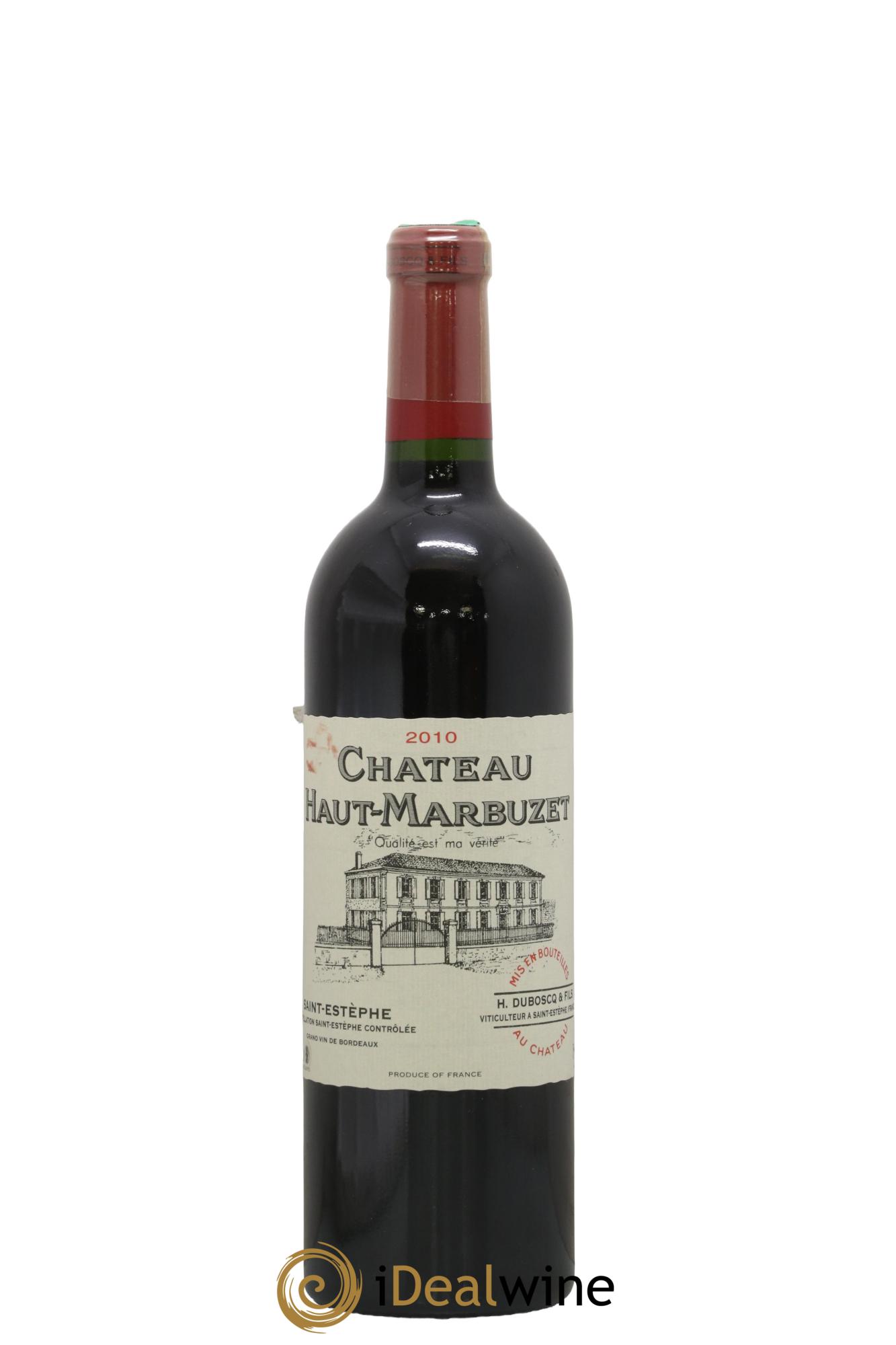 Château Haut Marbuzet 2010 - Lot de 1 bouteille - 0