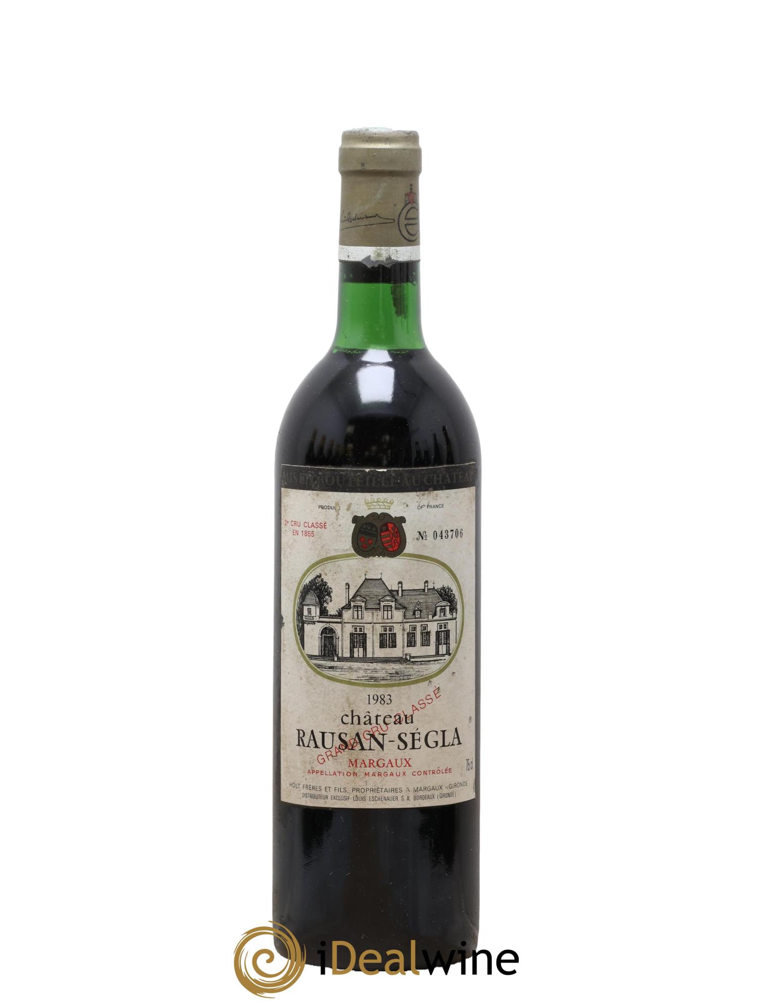 Château Rauzan Ségla Grand Cru Classé 1983 - Lot de 1 bouteille - 0