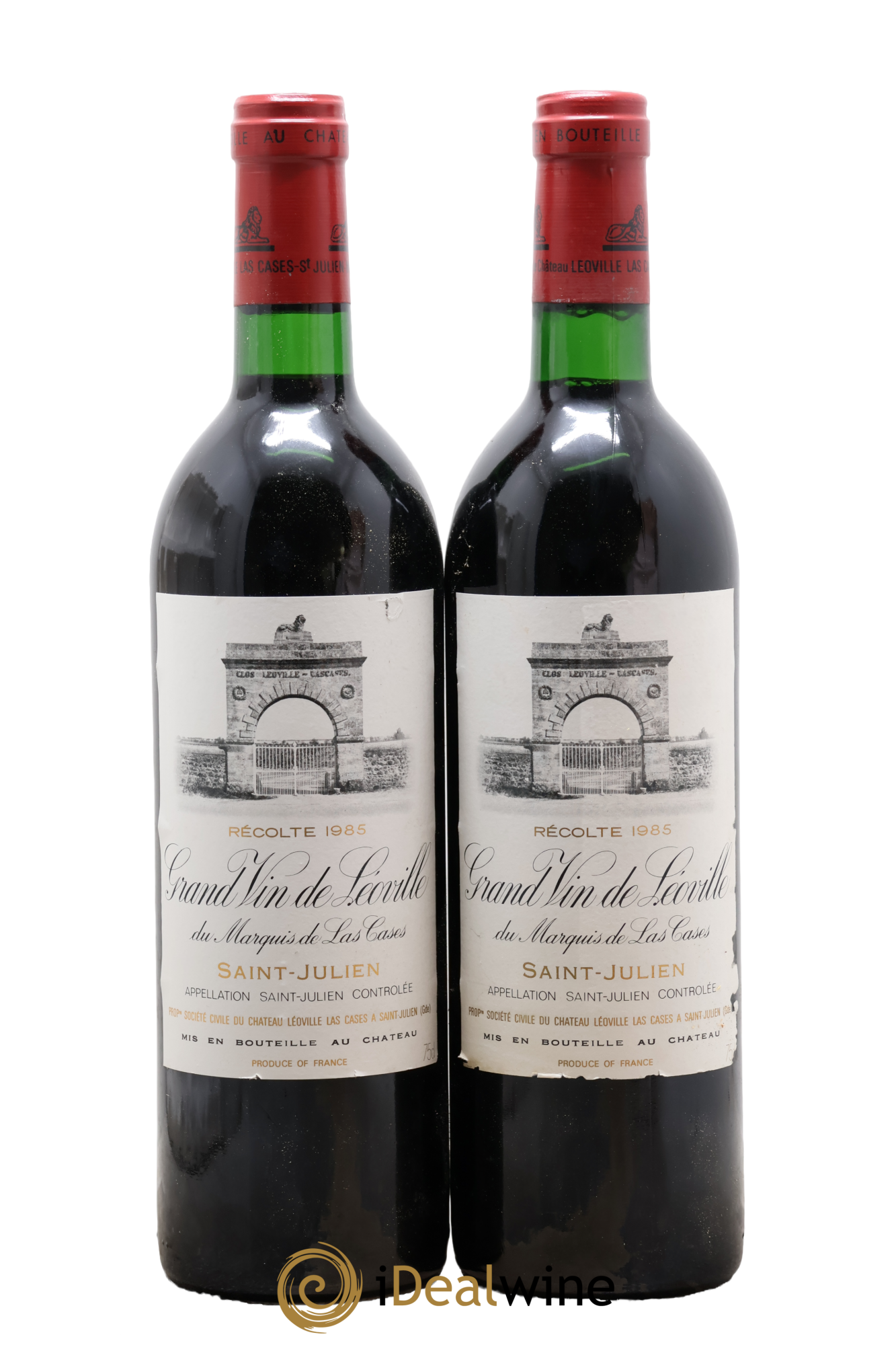 Château Léoville Las Cases 2ème Grand Cru Classé 1985 - Lot de 2 bouteilles - 0
