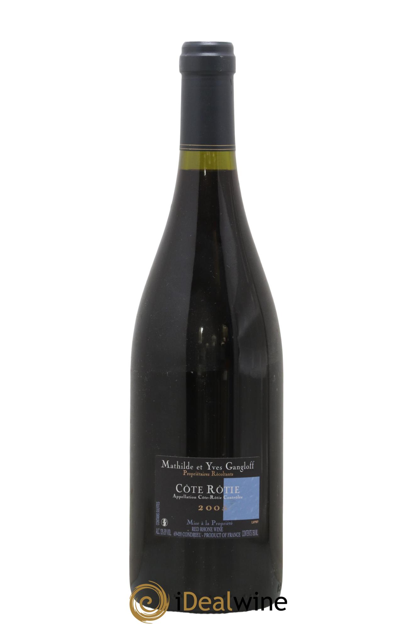 Côte-Rôtie La Barbarine Gangloff (Domaine) 2005 - Lot de 1 bouteille - 1