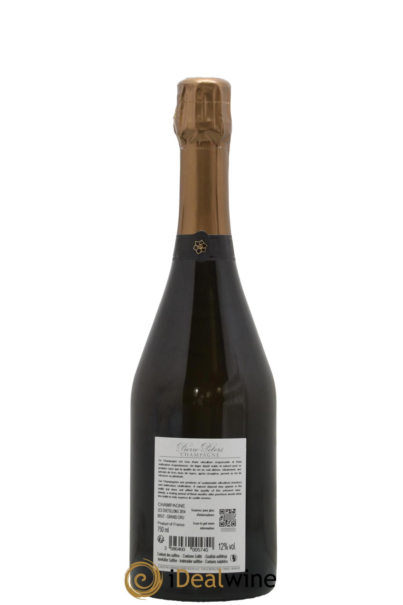 Cuvée Spéciale les Chétillons Blanc de Blancs Brut Pierre Péters  2014 - Lot of 1 bottle - 1