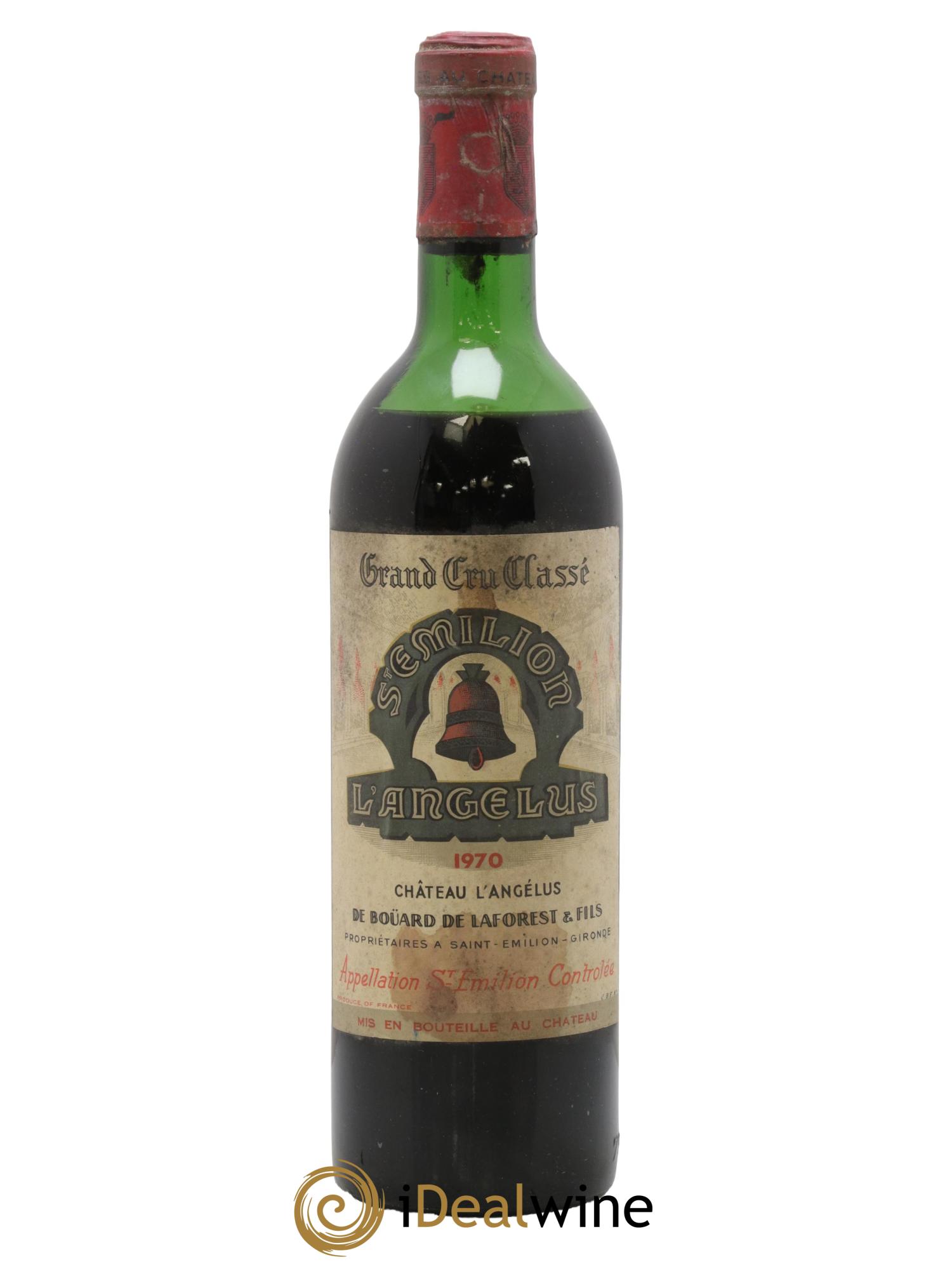 Château Angélus 1er Grand Cru Classé A 1970 - Lot de 1 bouteille - 0