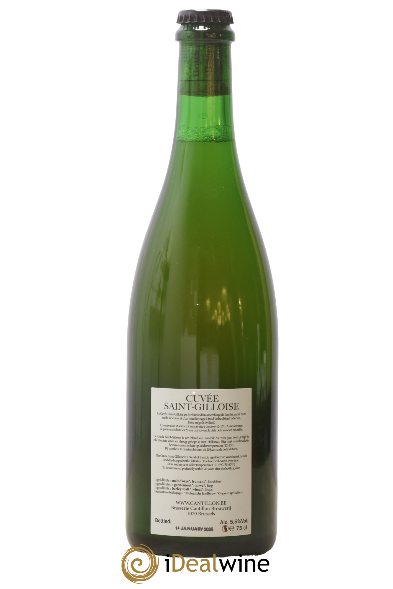Bière Cuvée Saint-Gilloise Cantillon embouteillée 2025 - Lot of 1 bottle - 1