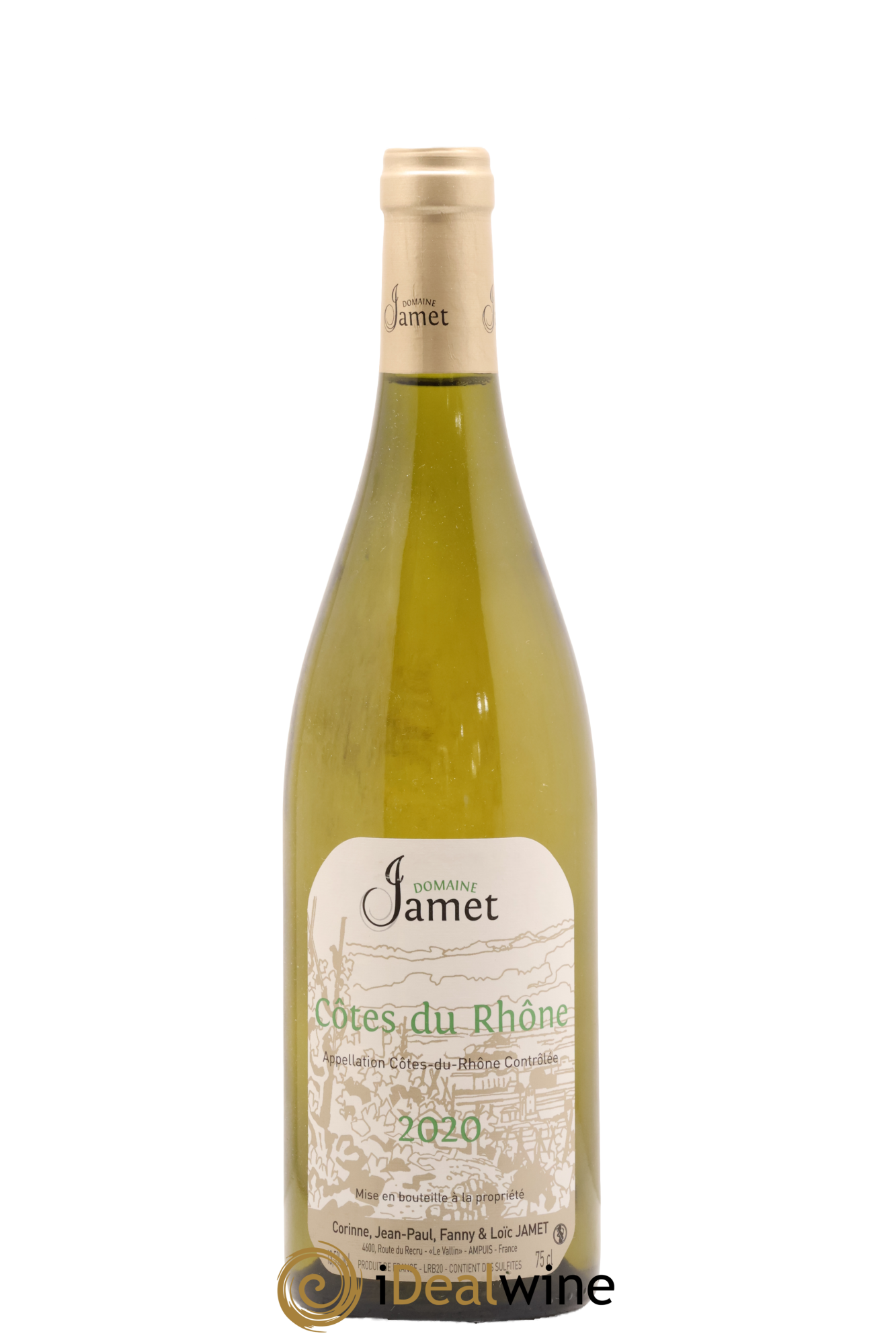 Côtes-du-Rhône Jamet (Domaine) 2020 - Lot de 1 bouteille - 0