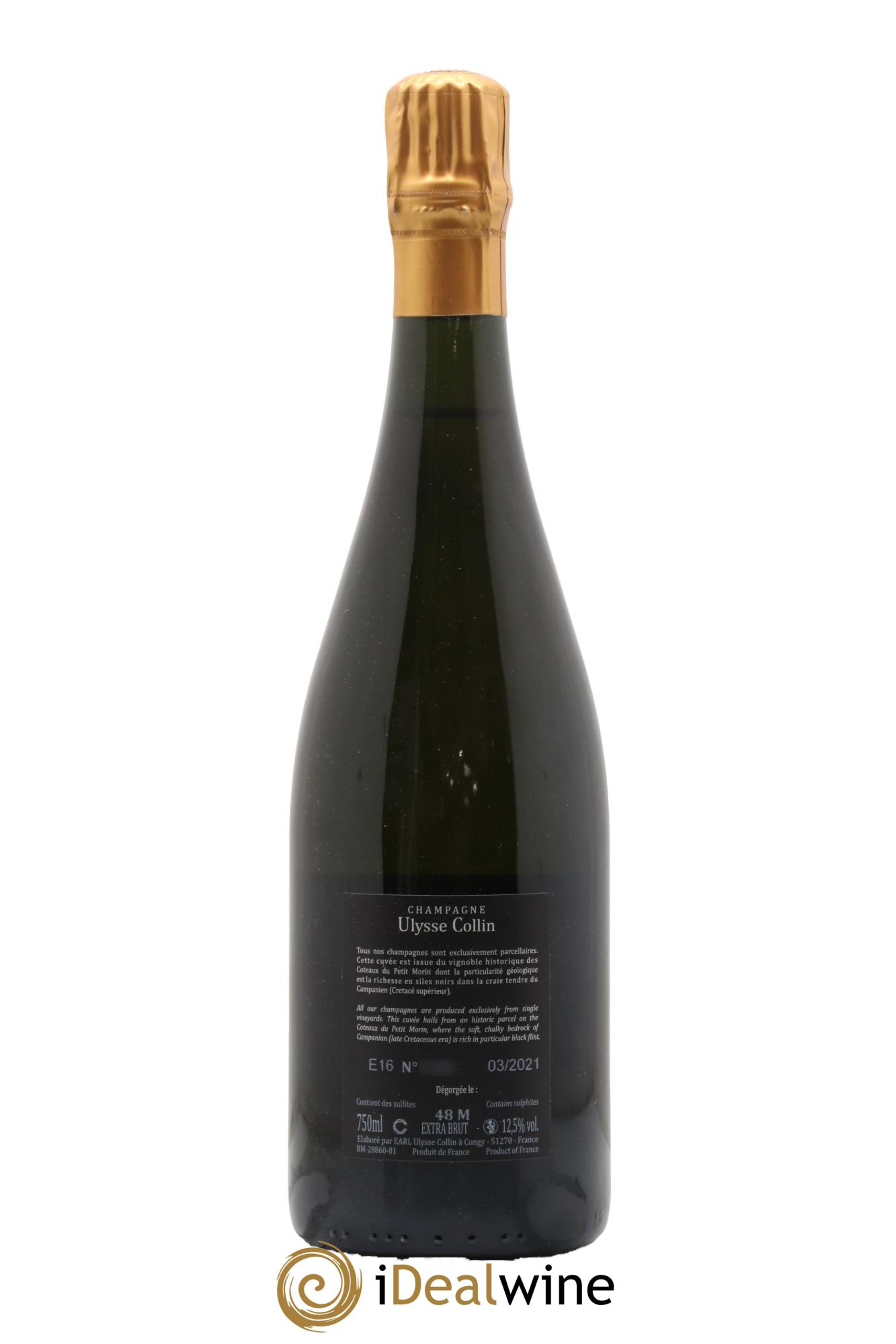 Les Enfers Blanc de Blancs Extra-Brut Ulysse Collin - Lot de 1 bouteille - 1