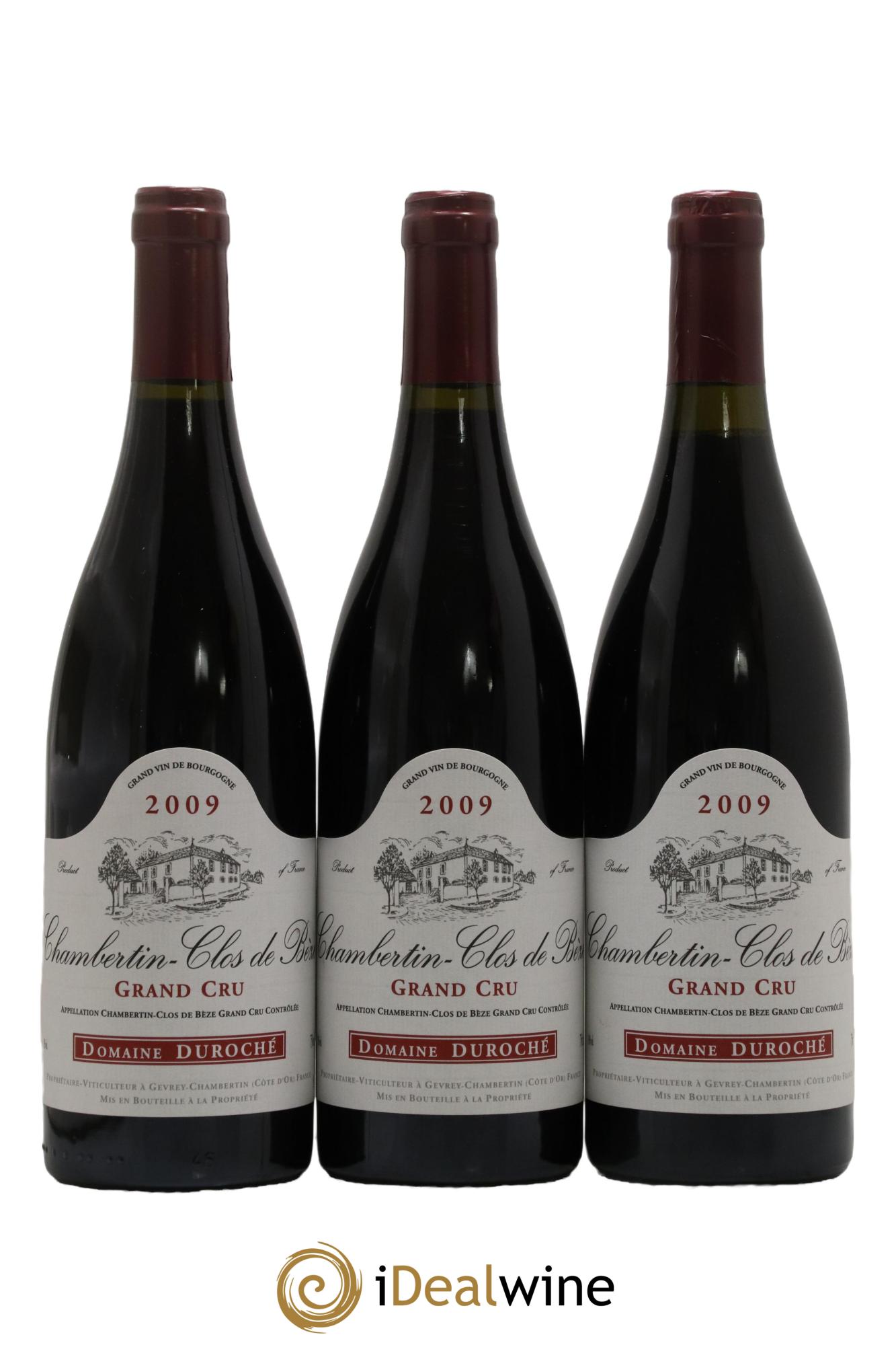 Chambertin Clos de Bèze Grand Cru Duroché (Domaine) 2009 - Lot de 3 bouteilles - 0