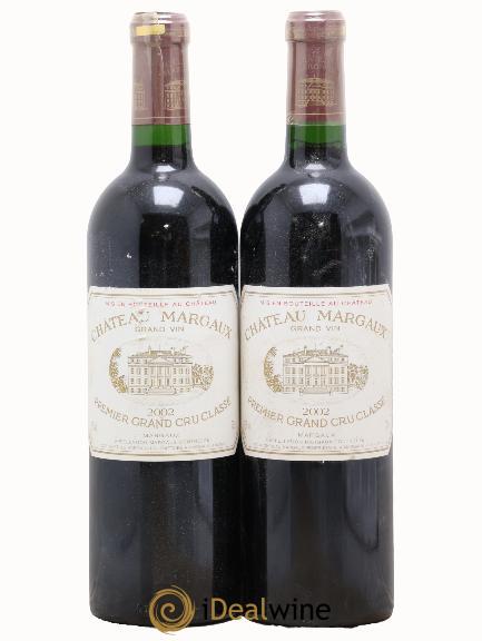 Château Margaux 1er Grand Cru Classé 2002 - Lotto di 2 bottiglie - 0
