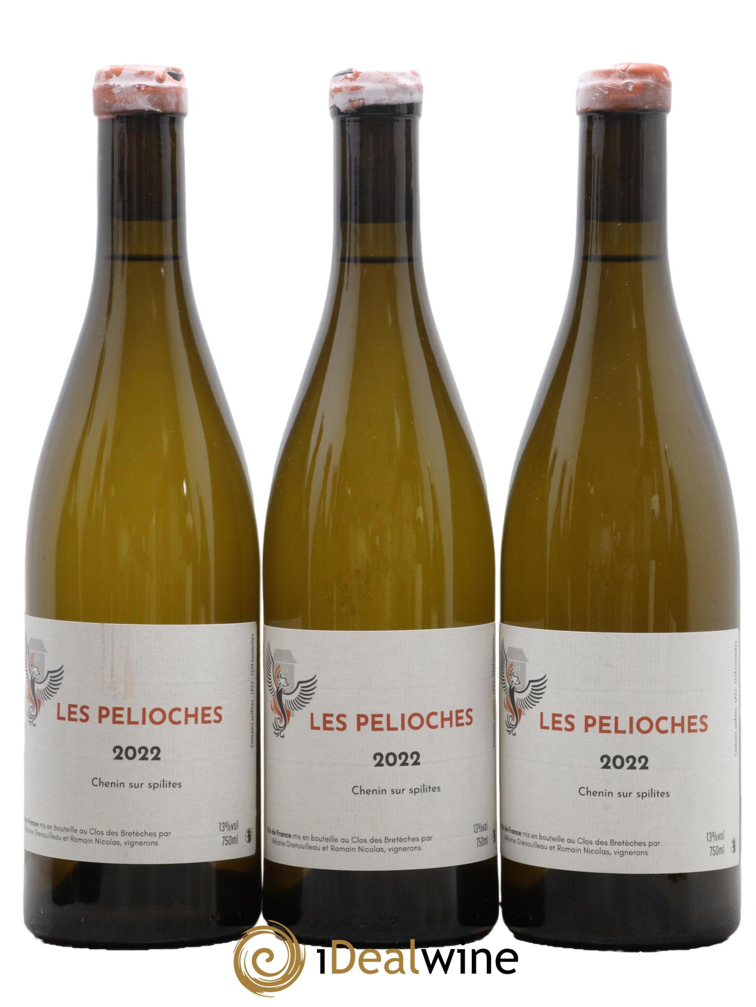 Vin de France Les Pelioches Clos des Brétèches 2022 - Lot de 3 bouteilles - 0