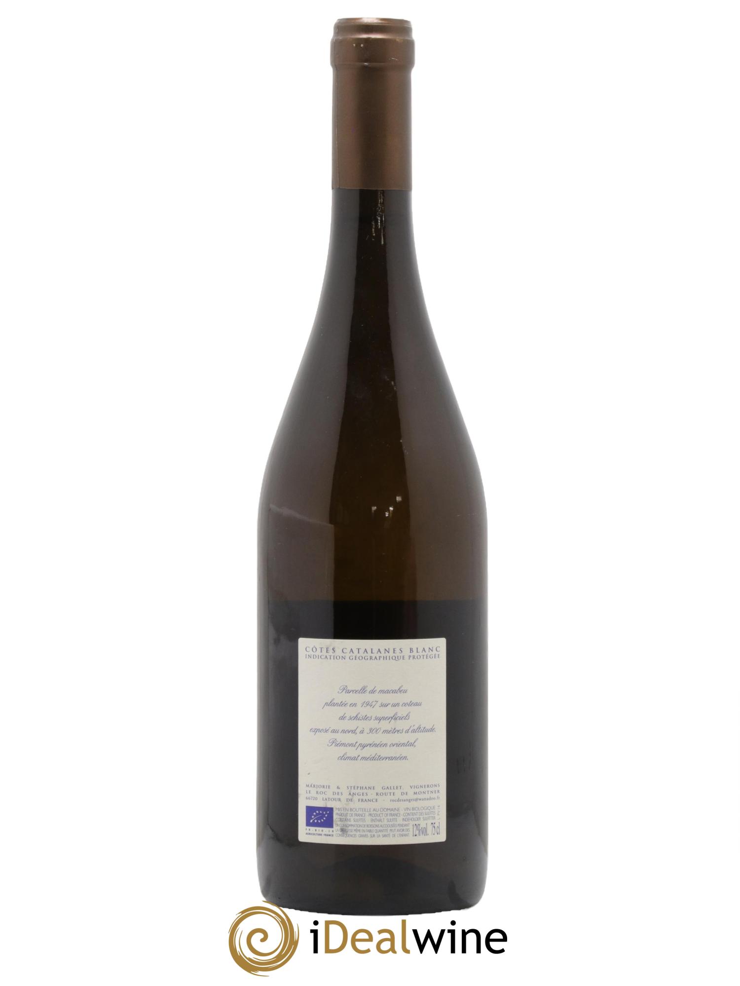 Côtes Catalanes Roc des Anges Pi Vell Marjorie et Stéphane Gallet 2016 - Lot de 1 bouteille - 1