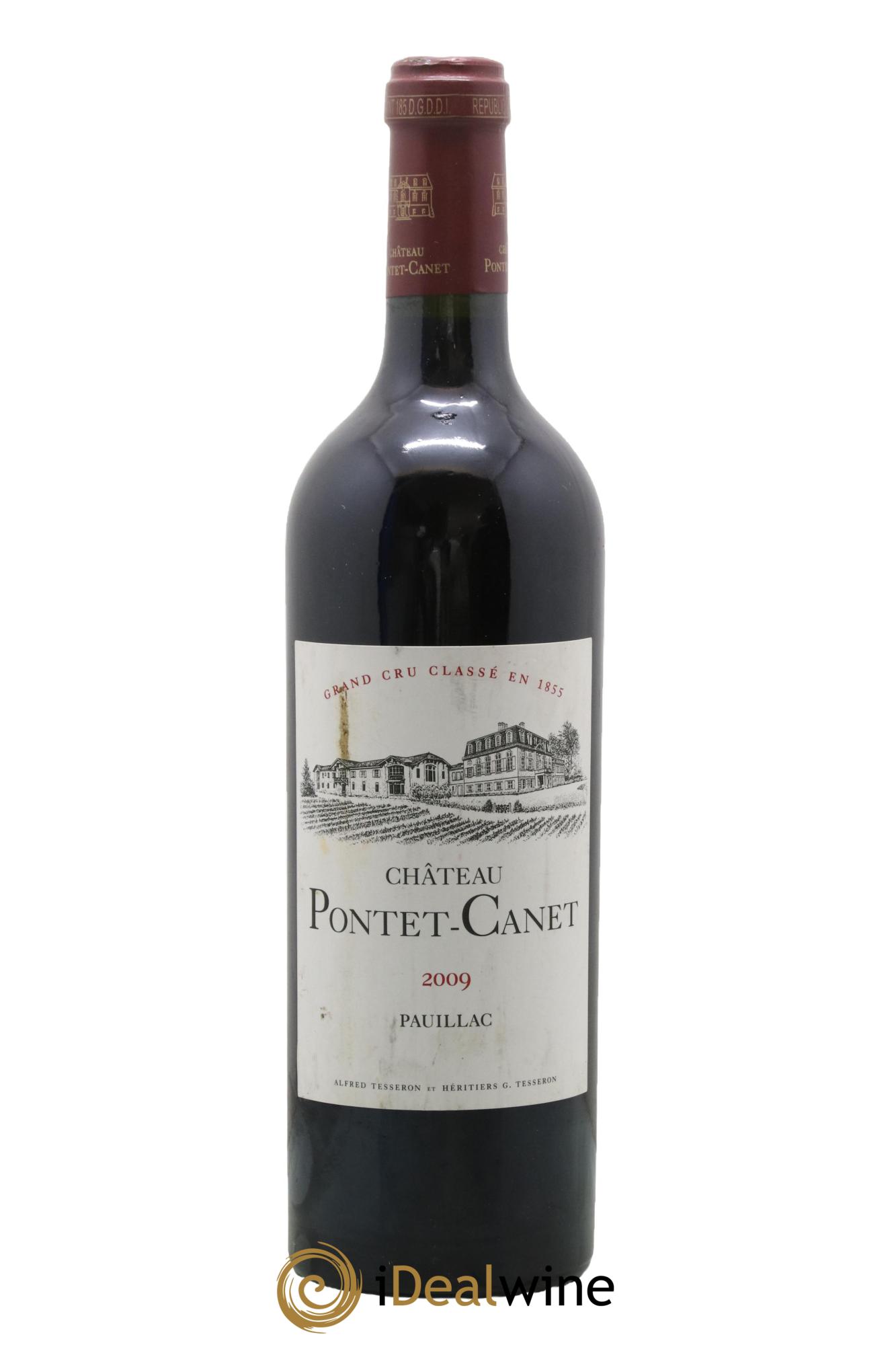 Château Pontet Canet 5ème Grand Cru Classé 2009 - Lot de 1 bouteille - 0