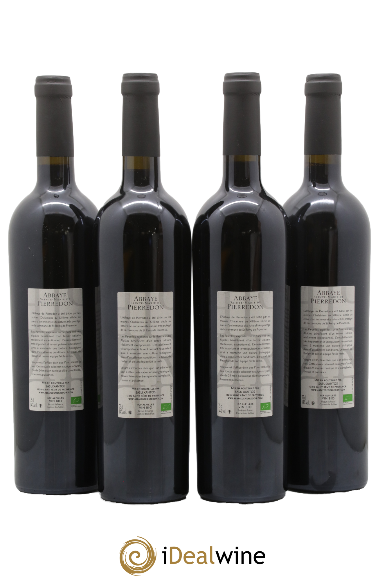Alpilles Vespro Abbaye Ste Marie de Pierredon Durrbach 2017 - Posten von 4 Flaschen - 1