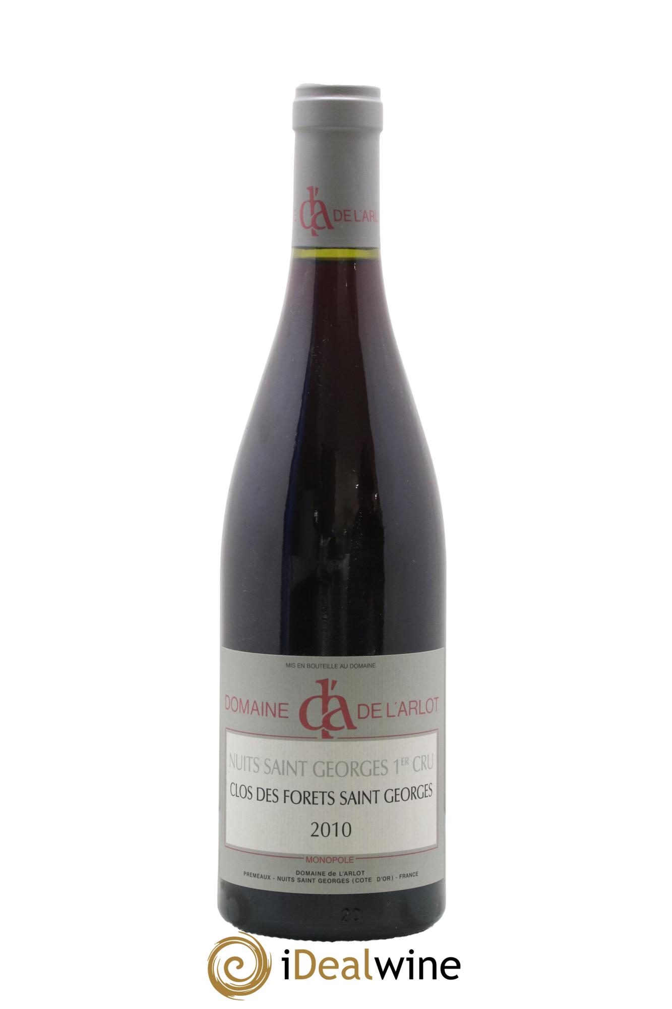 Nuits-Saint-Georges 1er Cru Clos des Forêts Saint-Georges Domaine de l'Arlot 2010 - Lot de 1 bouteille - 0